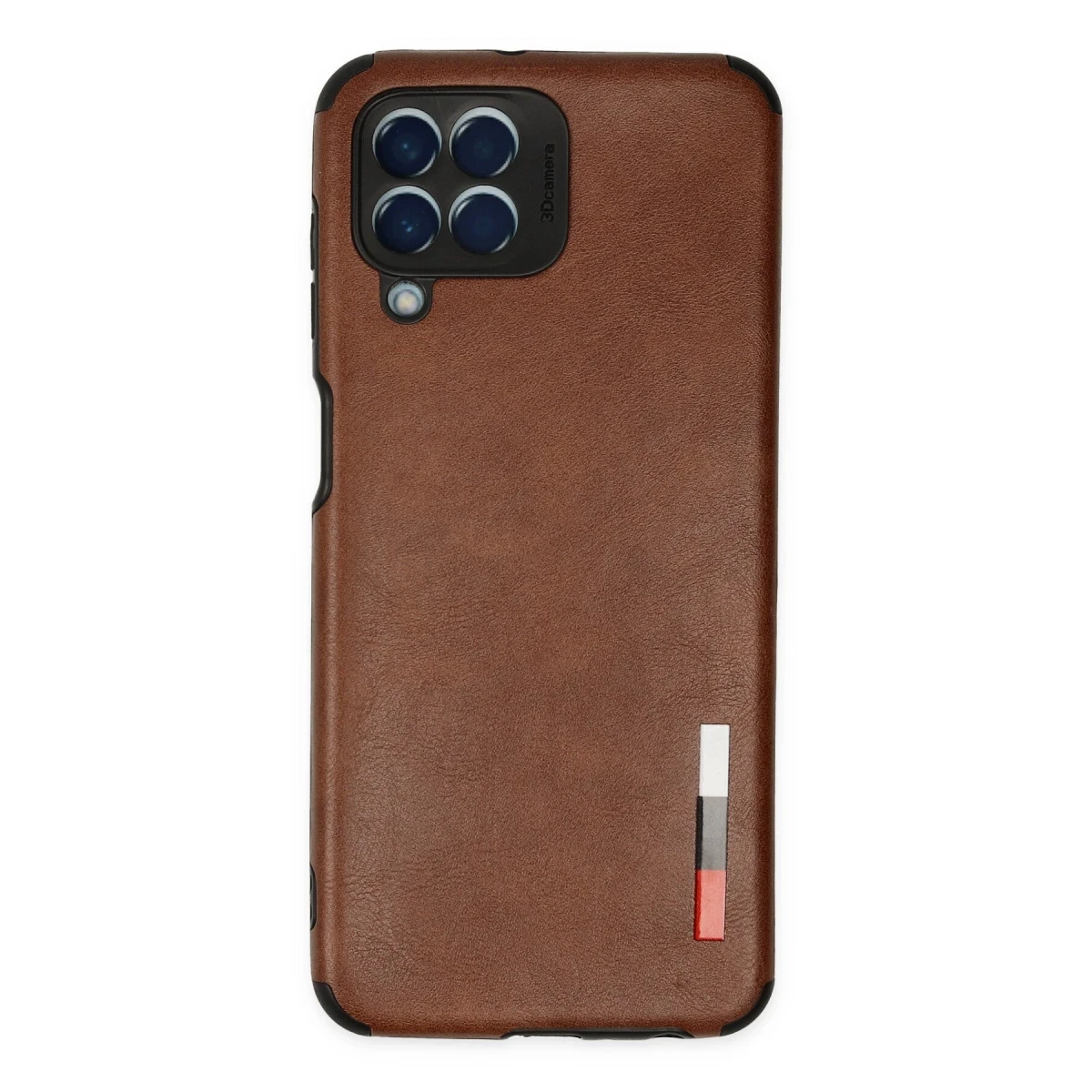 Newface Samsung Galaxy M33 Kılıf Loop Deri Silikon - Kahverengi