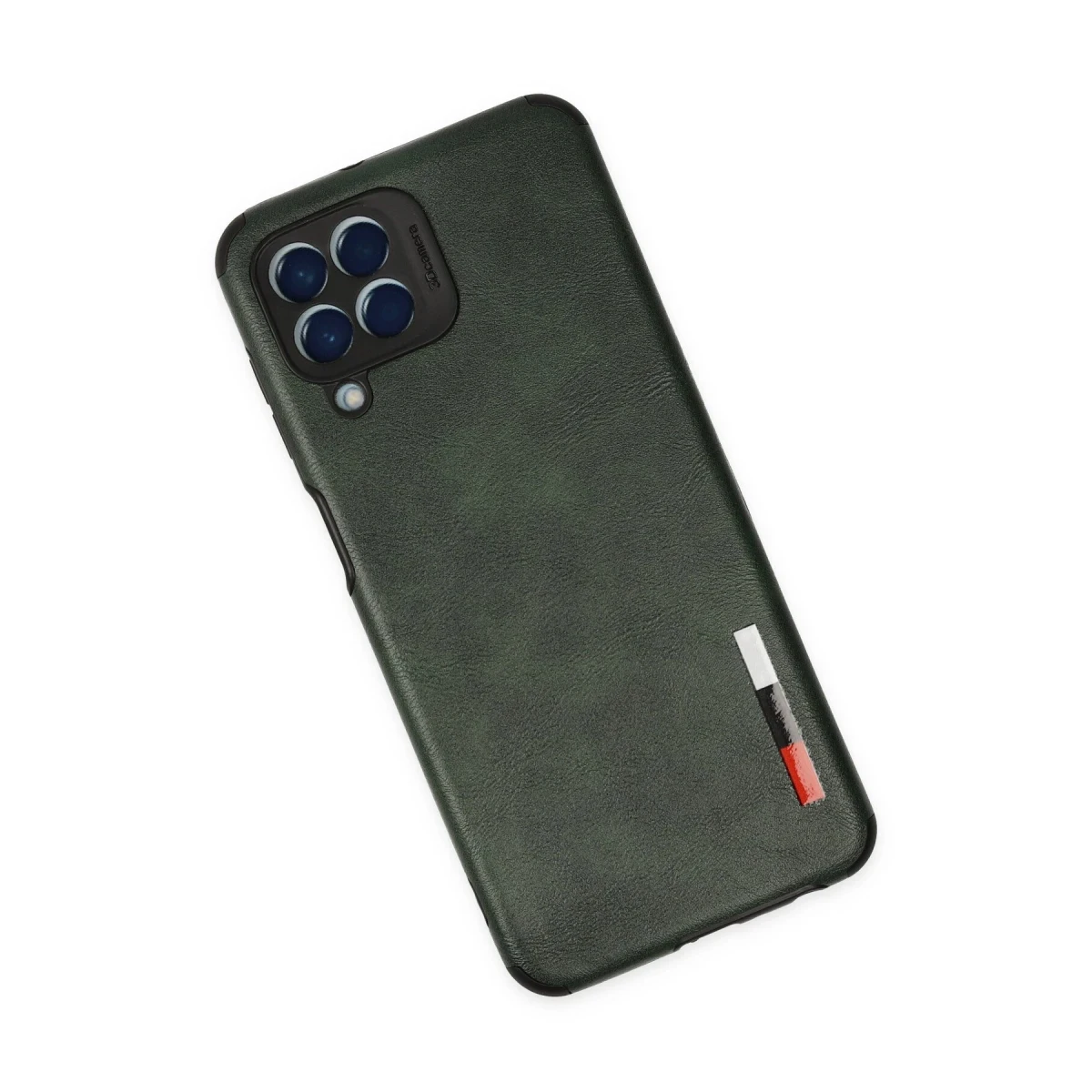 Newface Samsung Galaxy M33 Kılıf Loop Deri Silikon - Yeşil