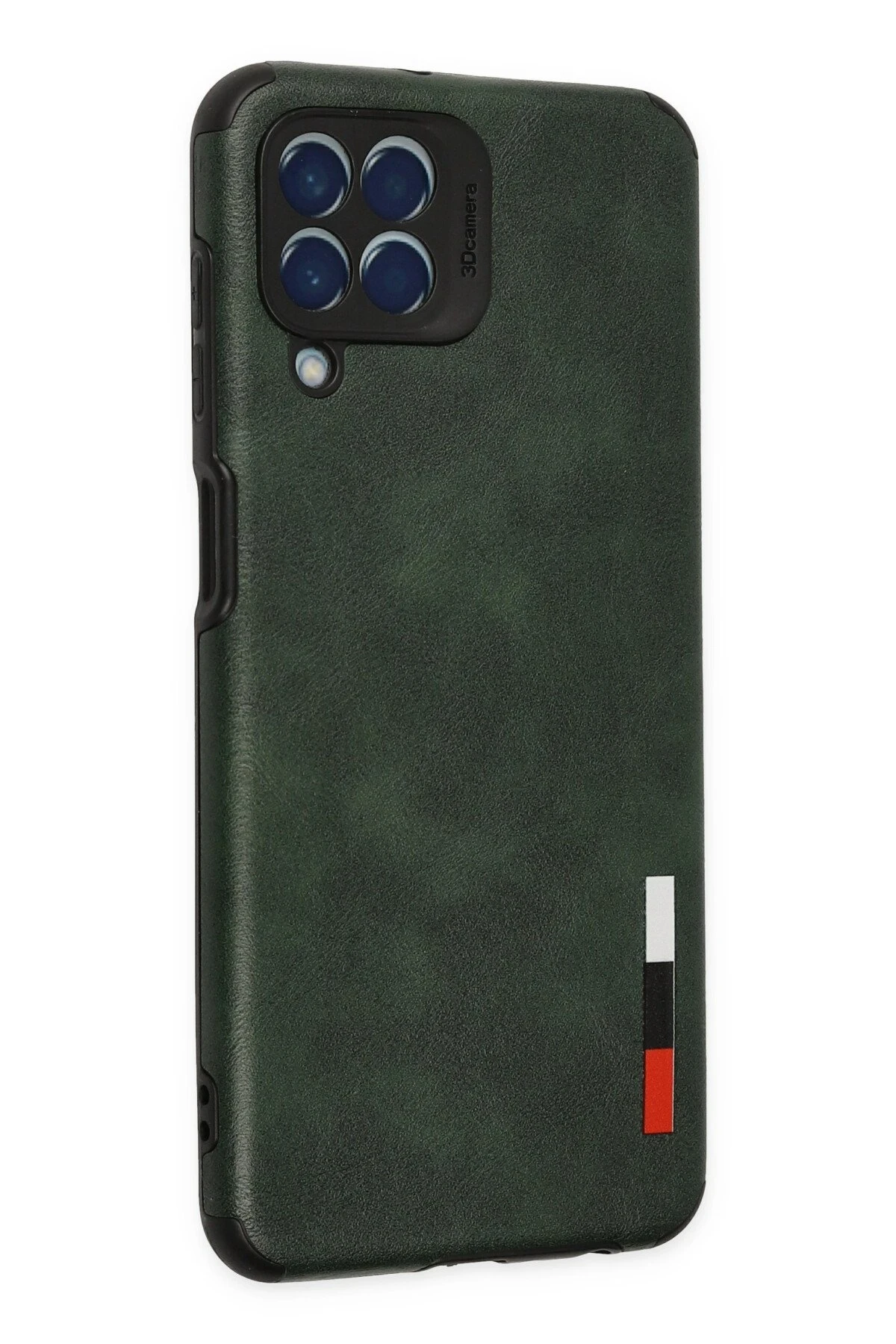 Newface Samsung Galaxy M33 Kılıf Loop Deri Silikon - Yeşil