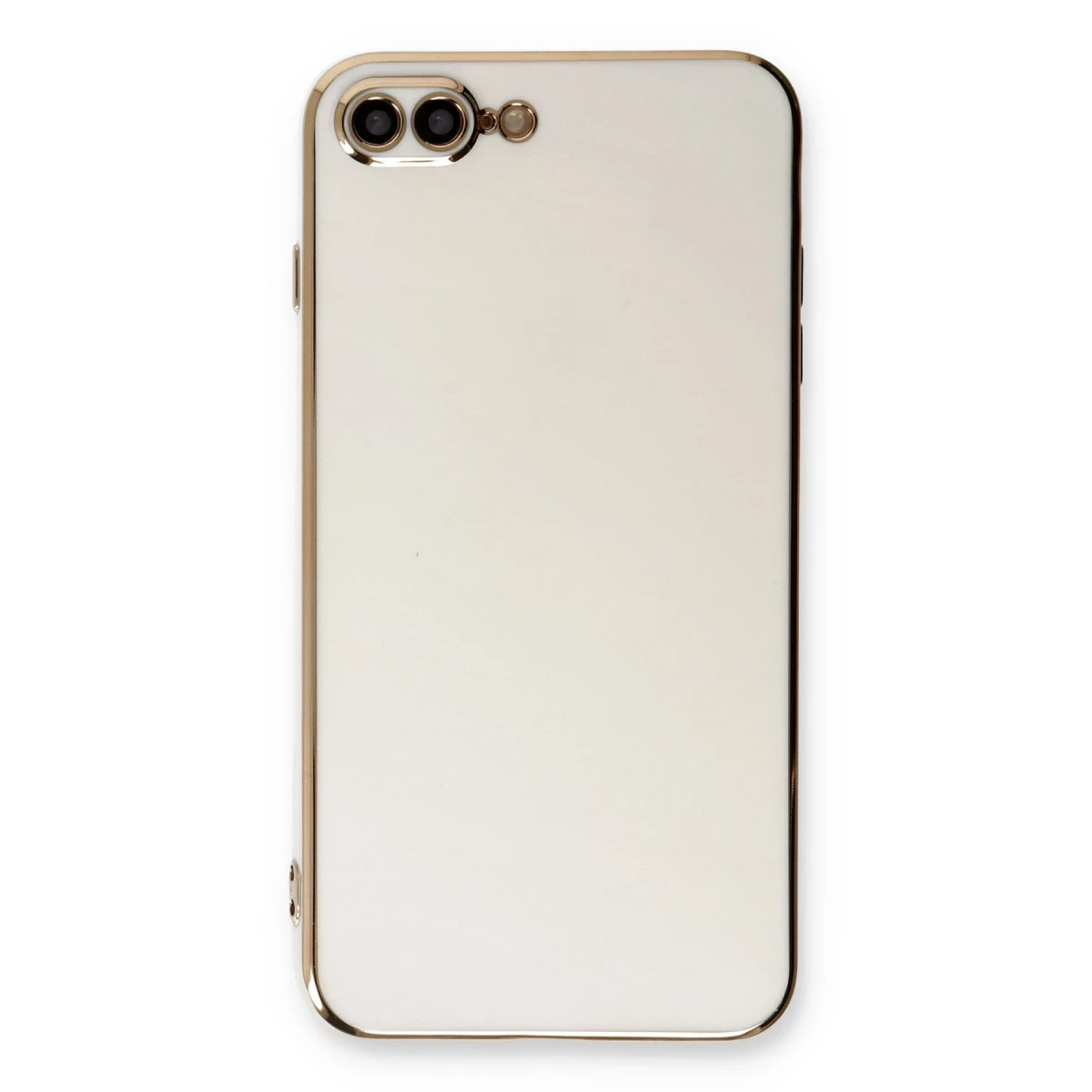 Newface Apple iPhone 7 Plus Kılıf Volet Silikon - Beyaz