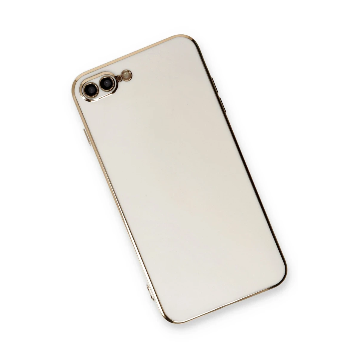 Newface Apple iPhone 7 Plus Kılıf Volet Silikon - Beyaz