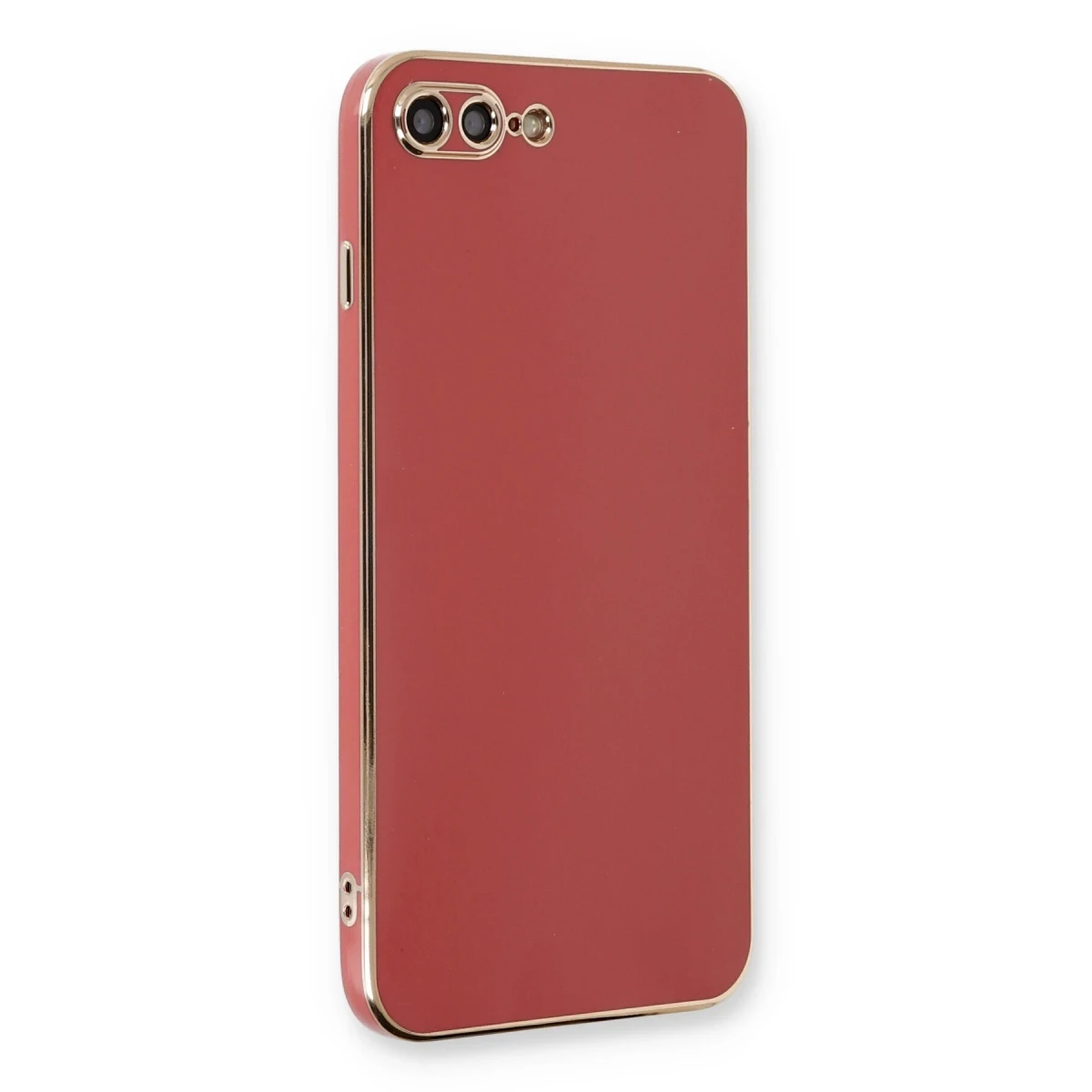Newface Apple iPhone 7 Plus Kılıf Volet Silikon - Kırmızı