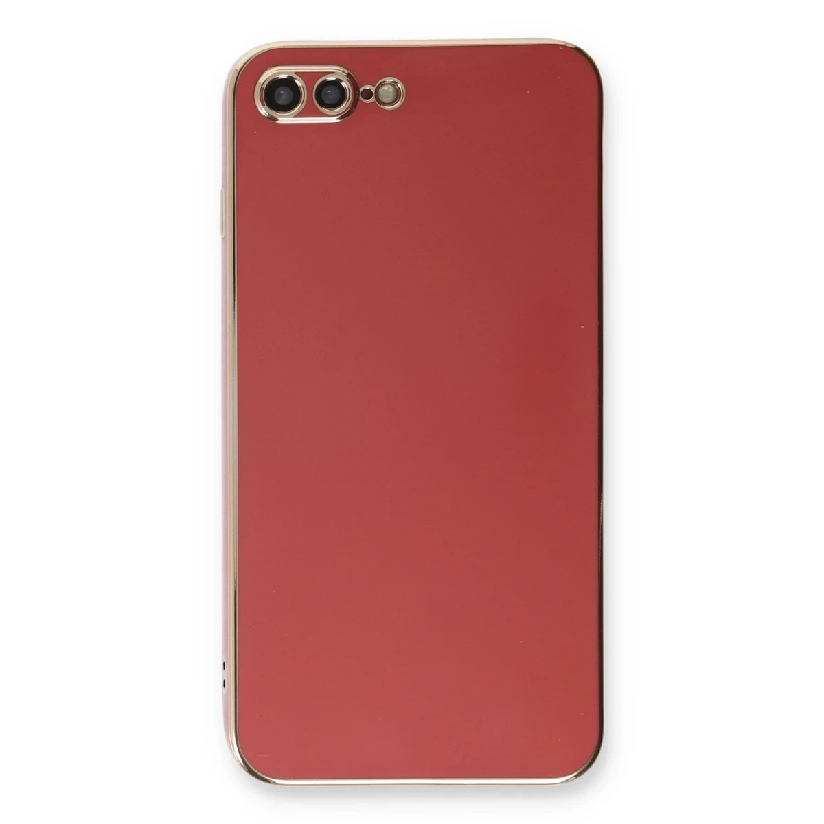 Newface Apple iPhone 7 Plus Kılıf Volet Silikon - Kırmızı
