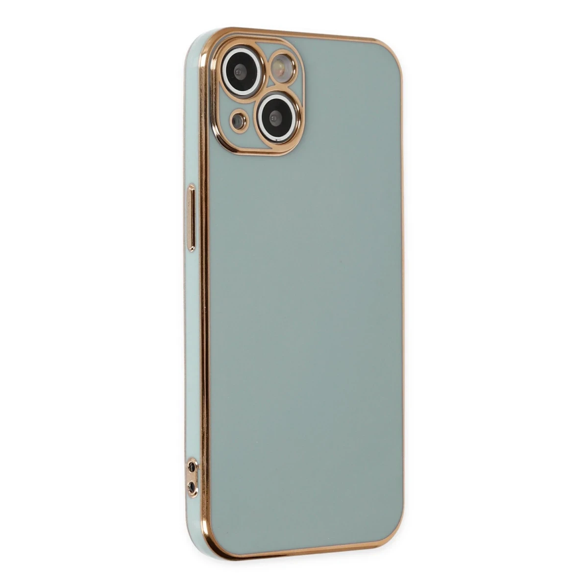 Newface Apple iPhone 13 Kılıf Volet Silikon - Açık Yeşil