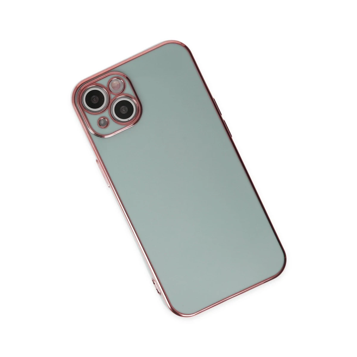 Newface Apple iPhone 13 Kılıf Volet Silikon - Açık Yeşil