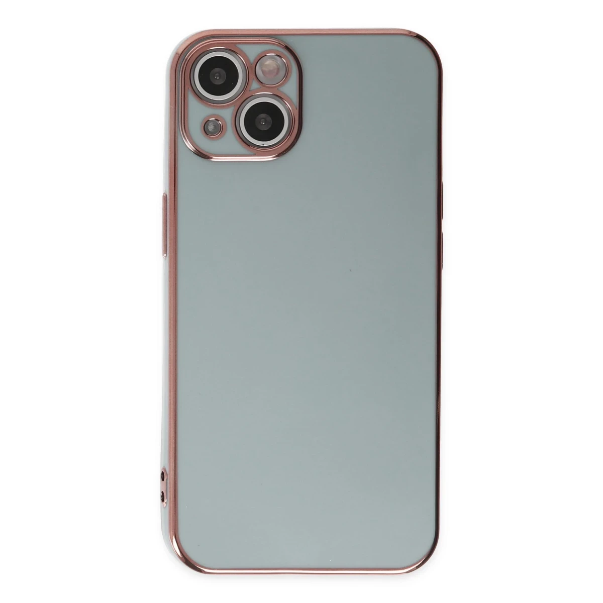 Newface Apple iPhone 13 Kılıf Volet Silikon - Açık Yeşil