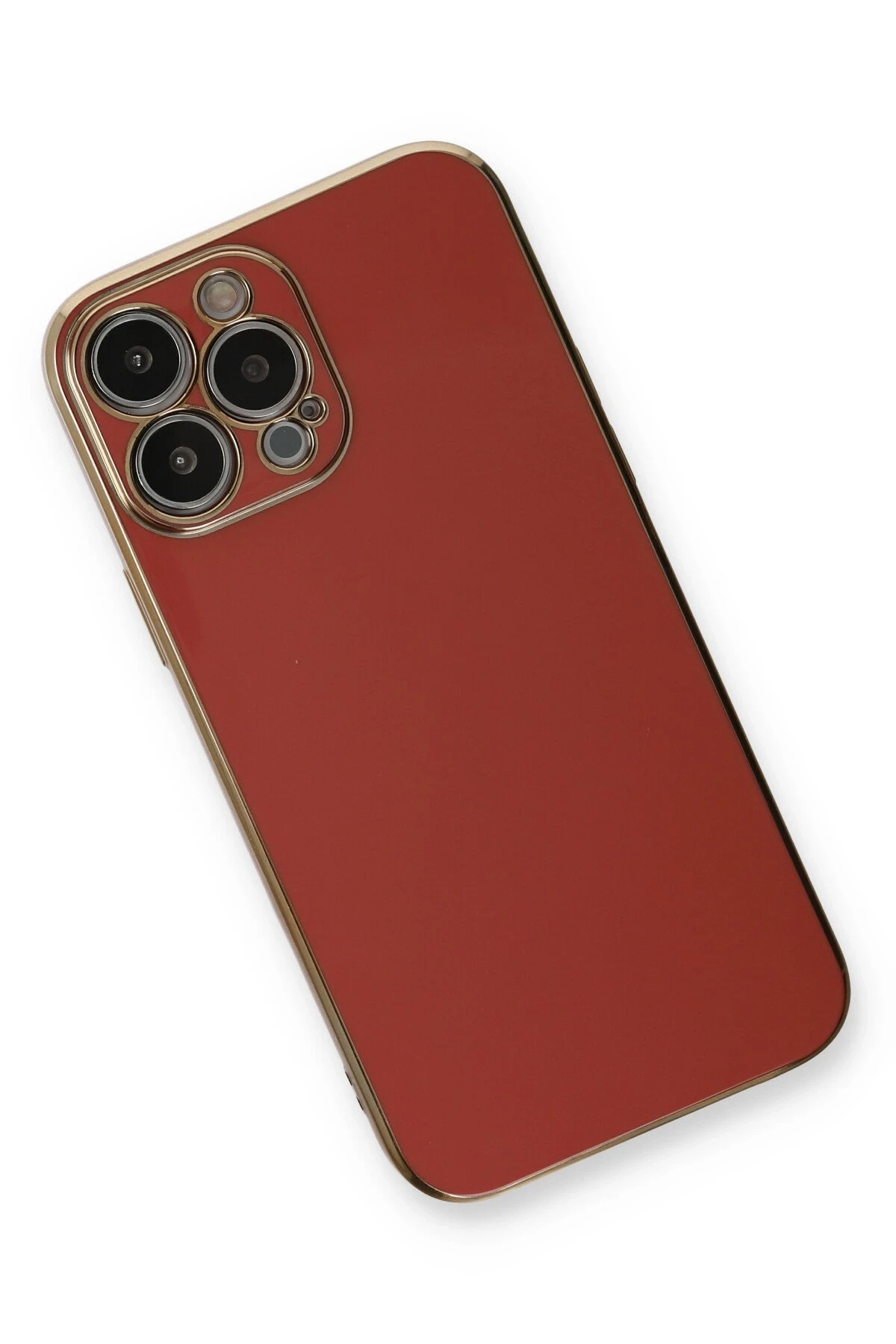 Newface iPhone 13 Pro Kılıf Volet Silikon - Kırmızı