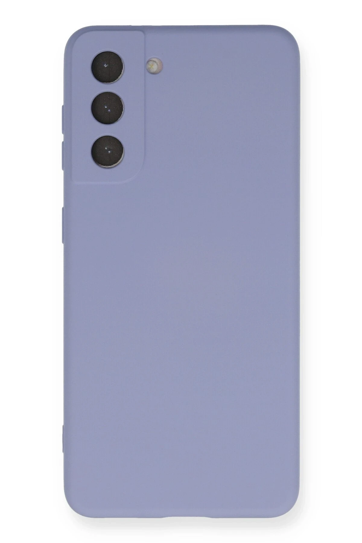 Newface Samsung Galaxy S21 Kılıf Nano içi Kadife Silikon - Lila