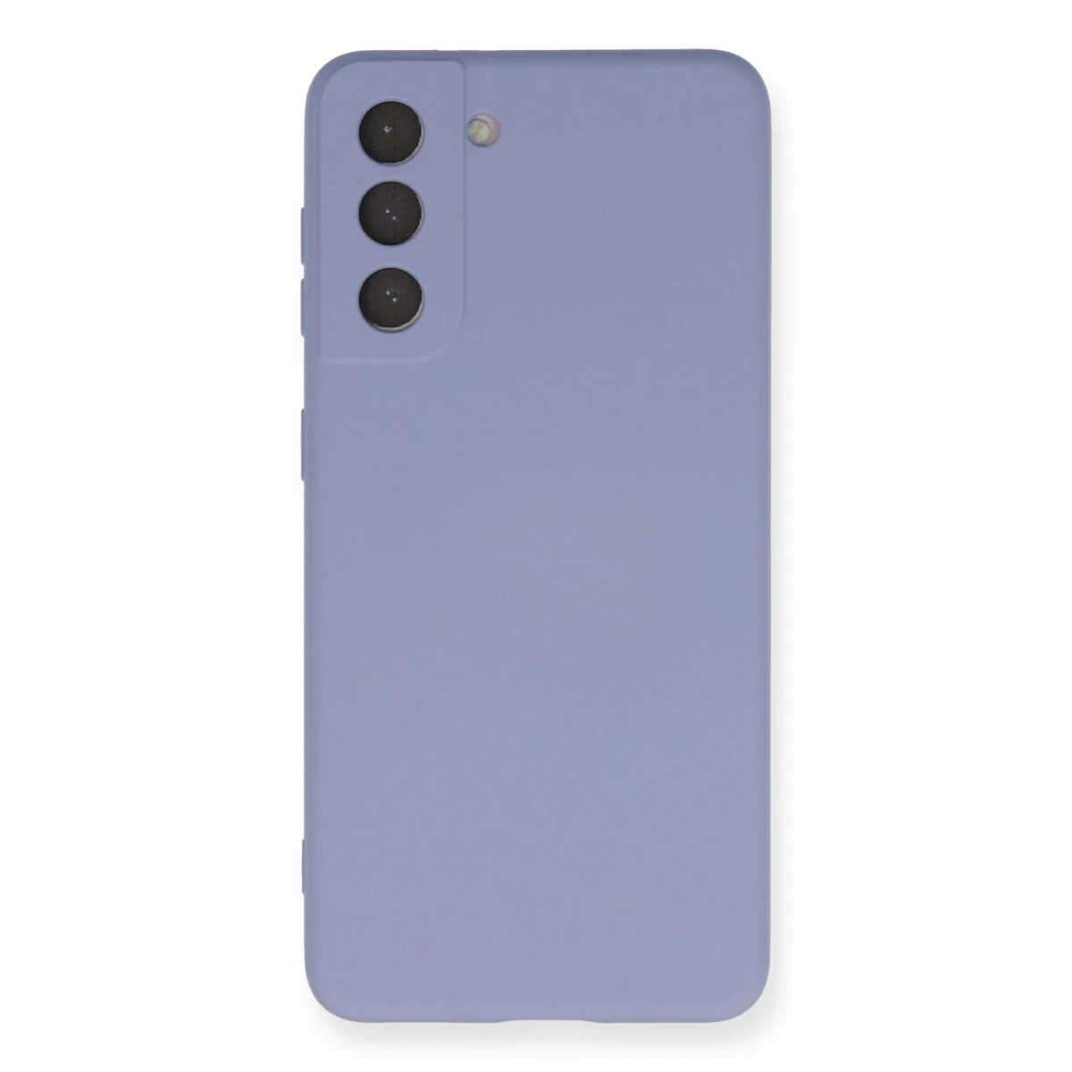 Newface Samsung Galaxy S21 Kılıf Nano içi Kadife Silikon - Lila