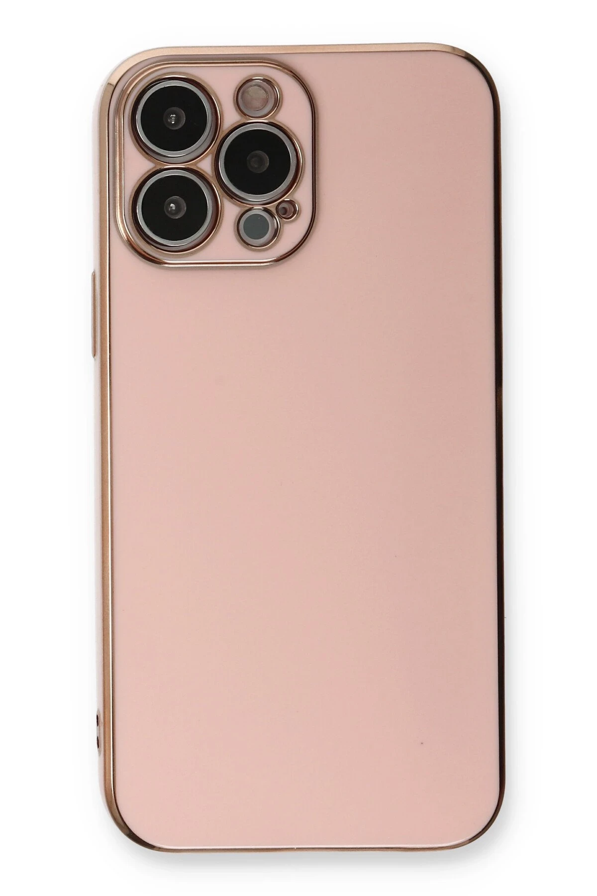 Newface iPhone 13 Pro Kılıf Volet Silikon - Pembe
