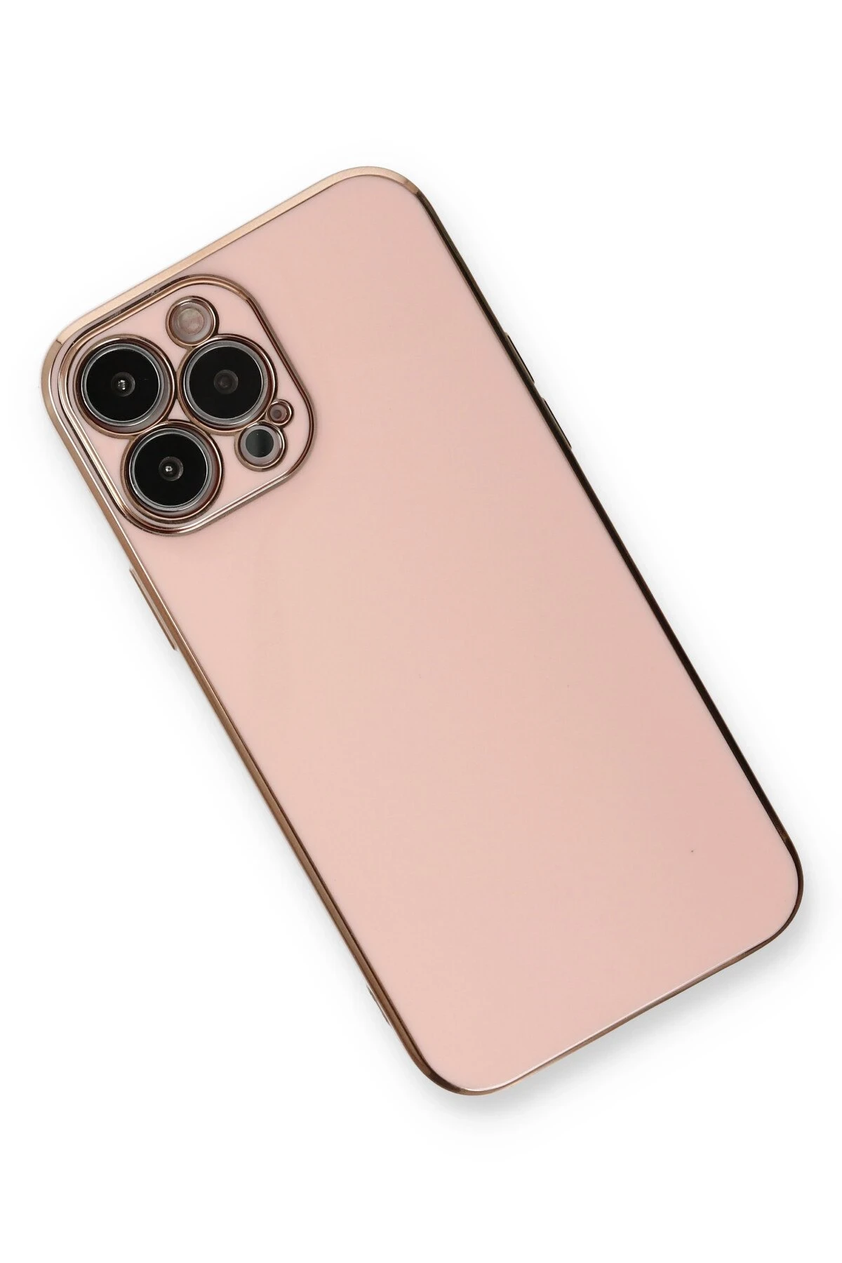 Newface iPhone 13 Pro Kılıf Volet Silikon - Pembe