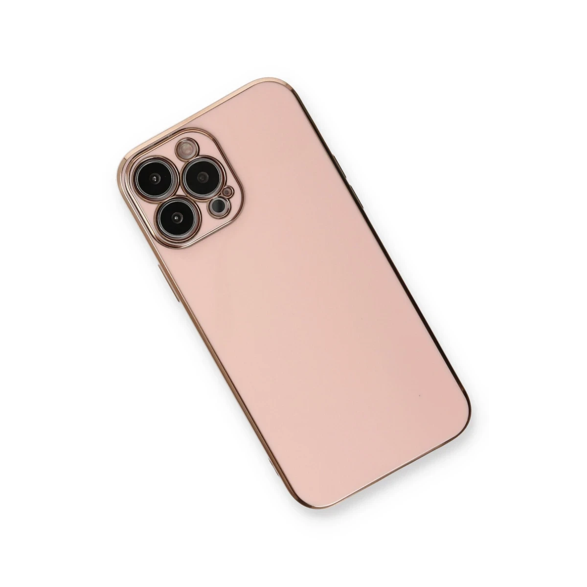 Newface Apple iPhone 13 Pro Kılıf Volet Silikon - Pembe