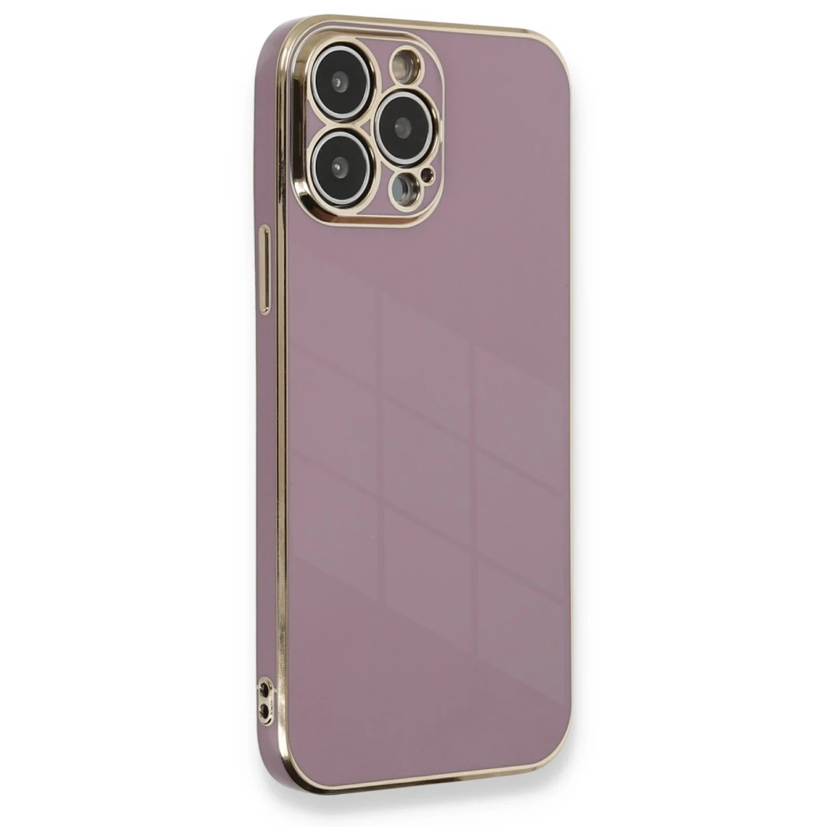 Newface Apple iPhone 13 Pro Kılıf Volet Silikon - Mor
