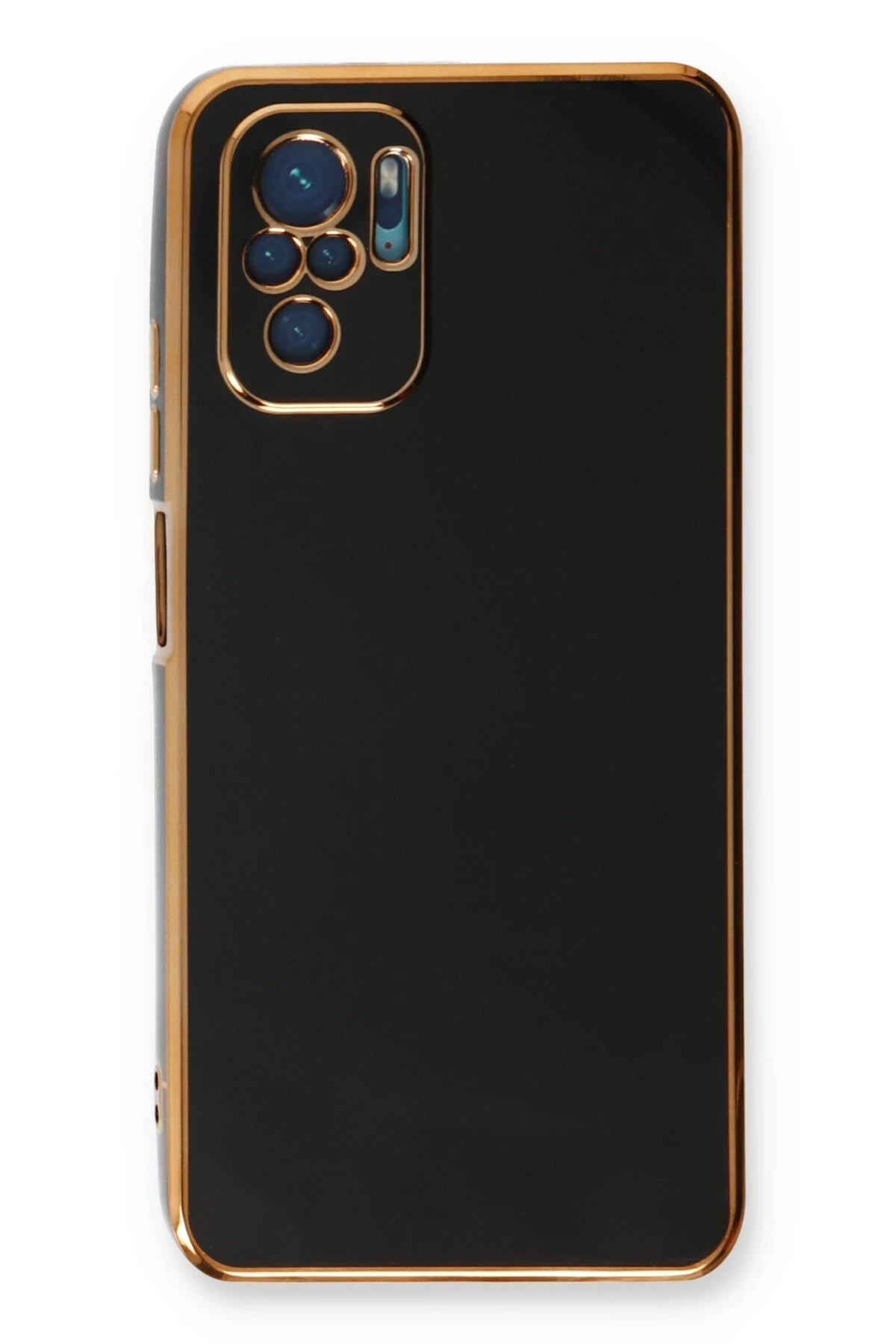 Newface Xiaomi Redmi Note 10 Kılıf Volet Silikon - Siyah