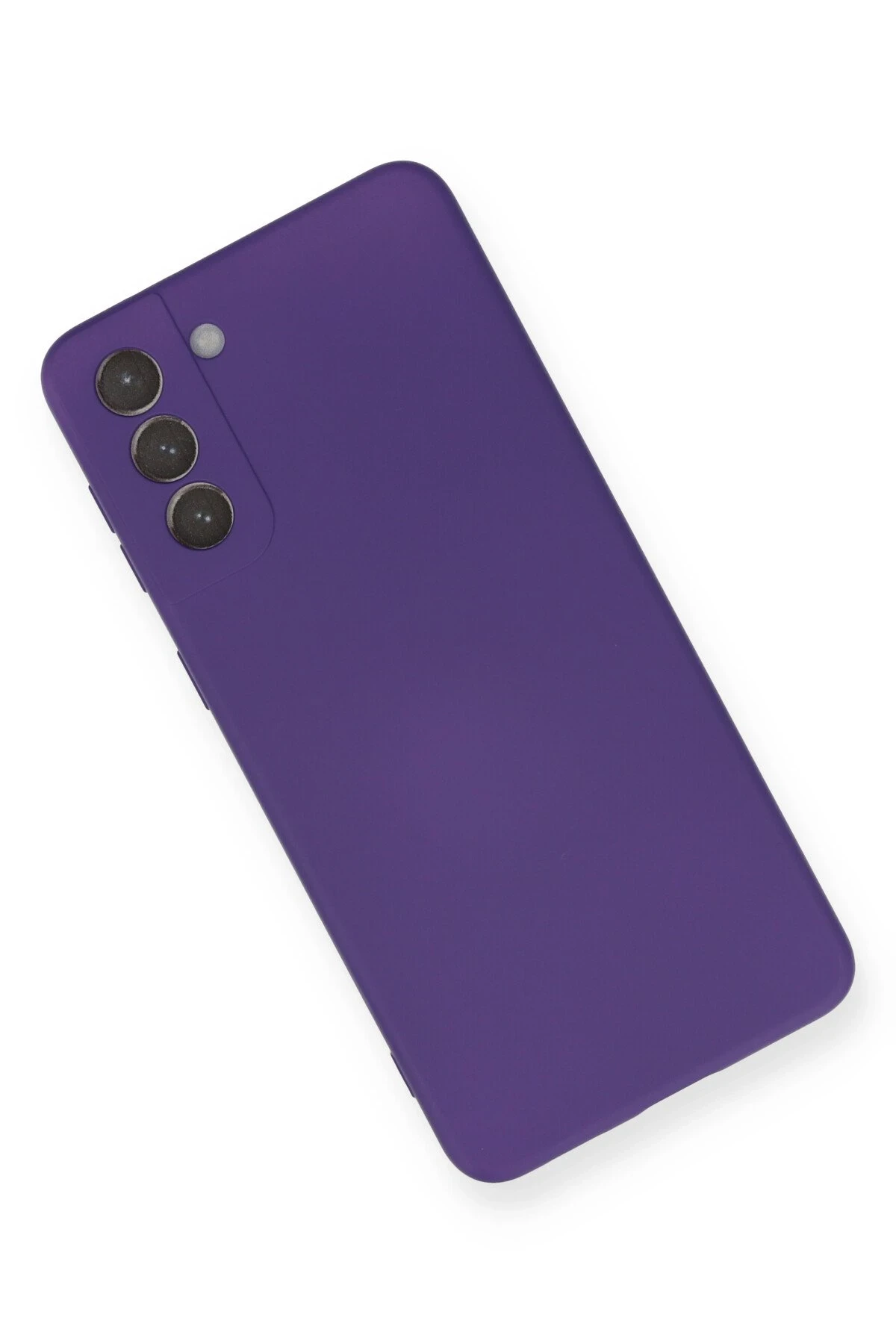 Newface Samsung Galaxy S21 Plus Kılıf Nano içi Kadife Silikon - Mor