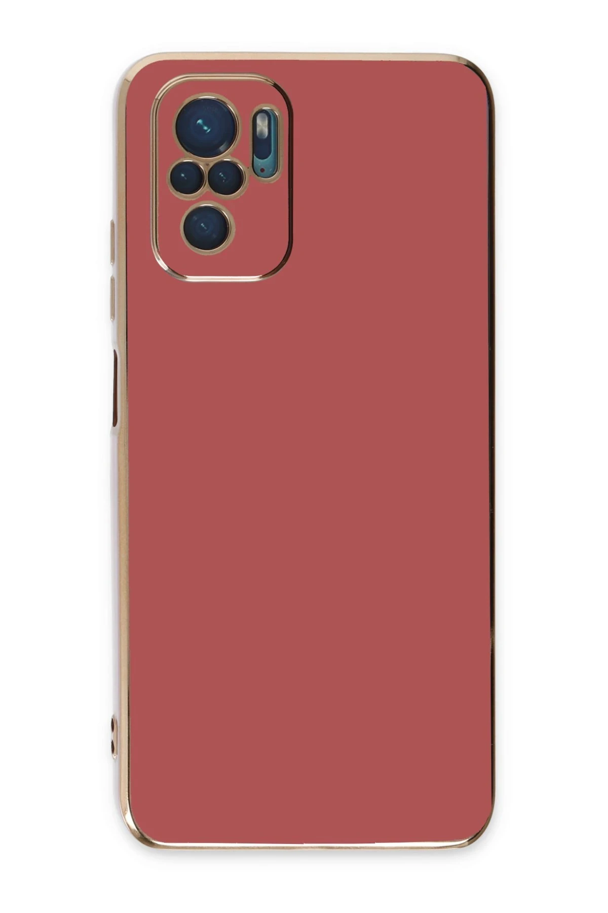 Newface Xiaomi Redmi Note 10 Kılıf Volet Silikon - Kırmızı