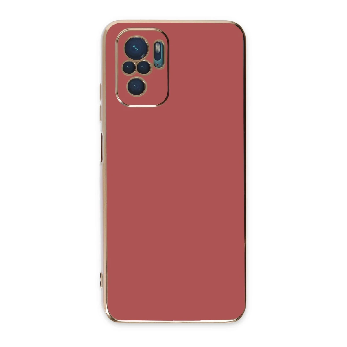 Newface Xiaomi Redmi Note 10 Kılıf Volet Silikon - Kırmızı