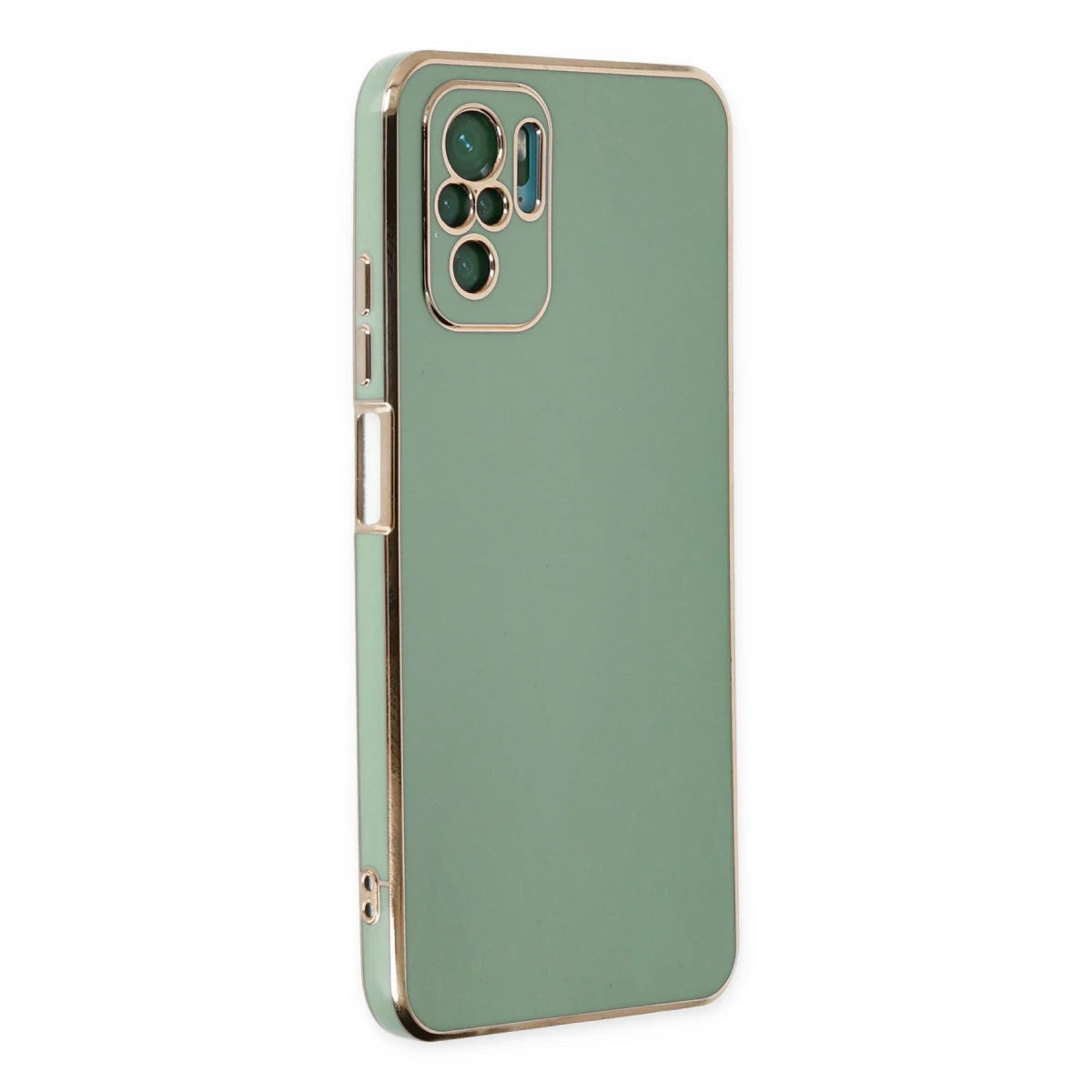 Newface Xiaomi Redmi Note 10 Kılıf Volet Silikon - Açık Yeşil