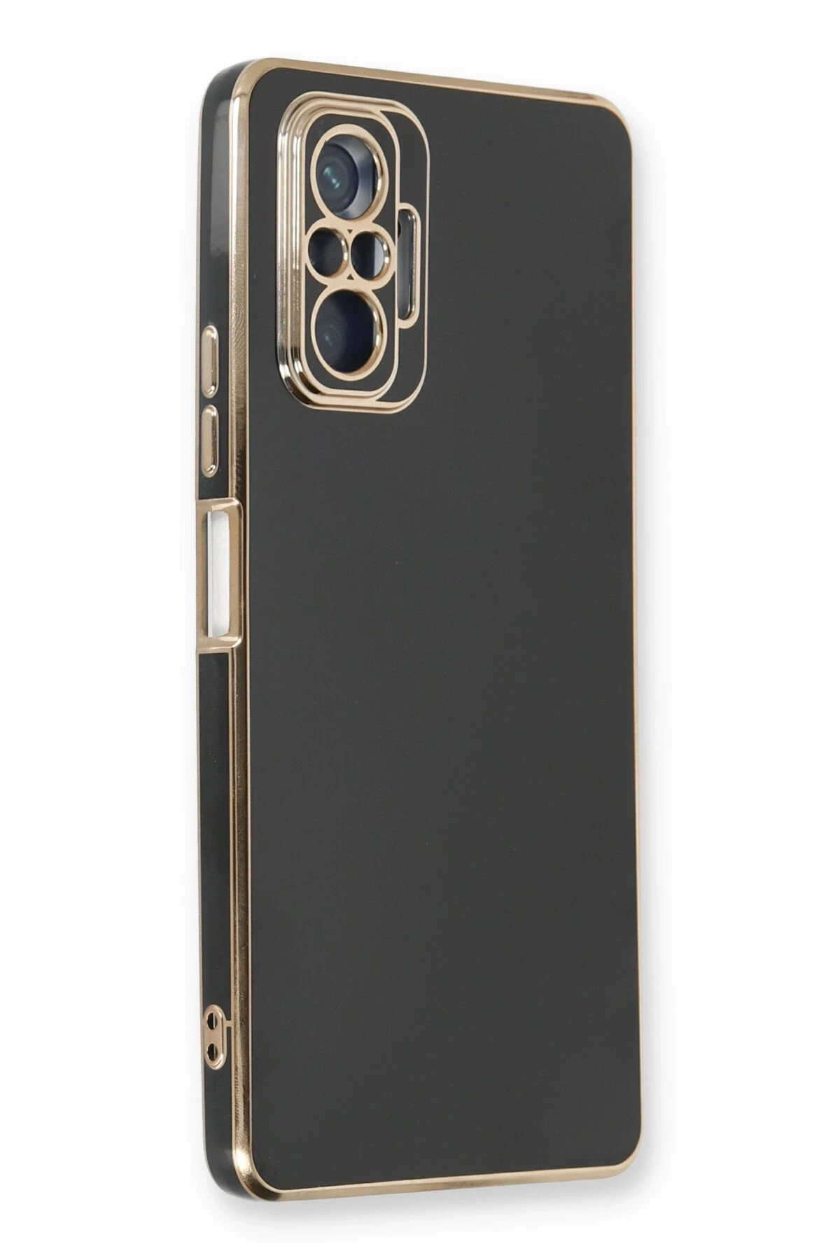 Newface Xiaomi Redmi Note 10 Pro Kılıf Volet Silikon - Siyah