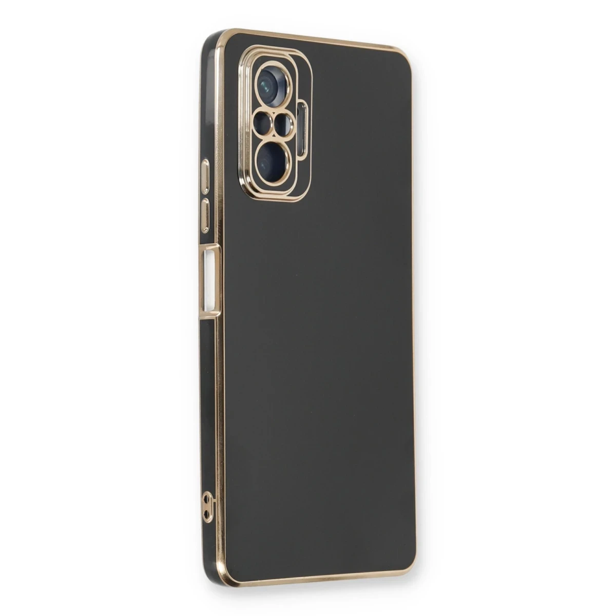 Newface Xiaomi Redmi Note 10 Pro Kılıf Volet Silikon - Siyah