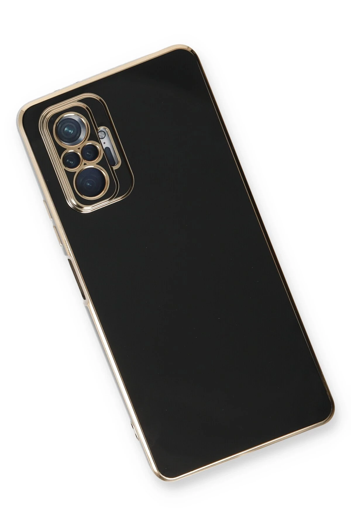 Newface Xiaomi Redmi Note 10 Pro Kılıf Volet Silikon - Siyah