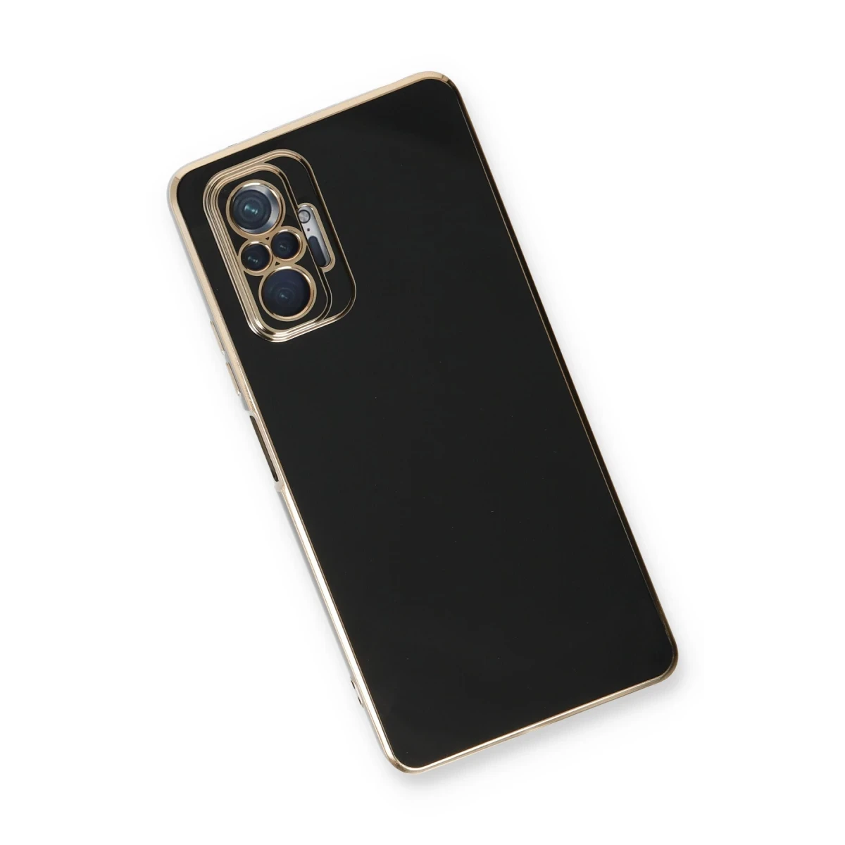 Newface Xiaomi Redmi Note 10 Pro Kılıf Volet Silikon - Siyah