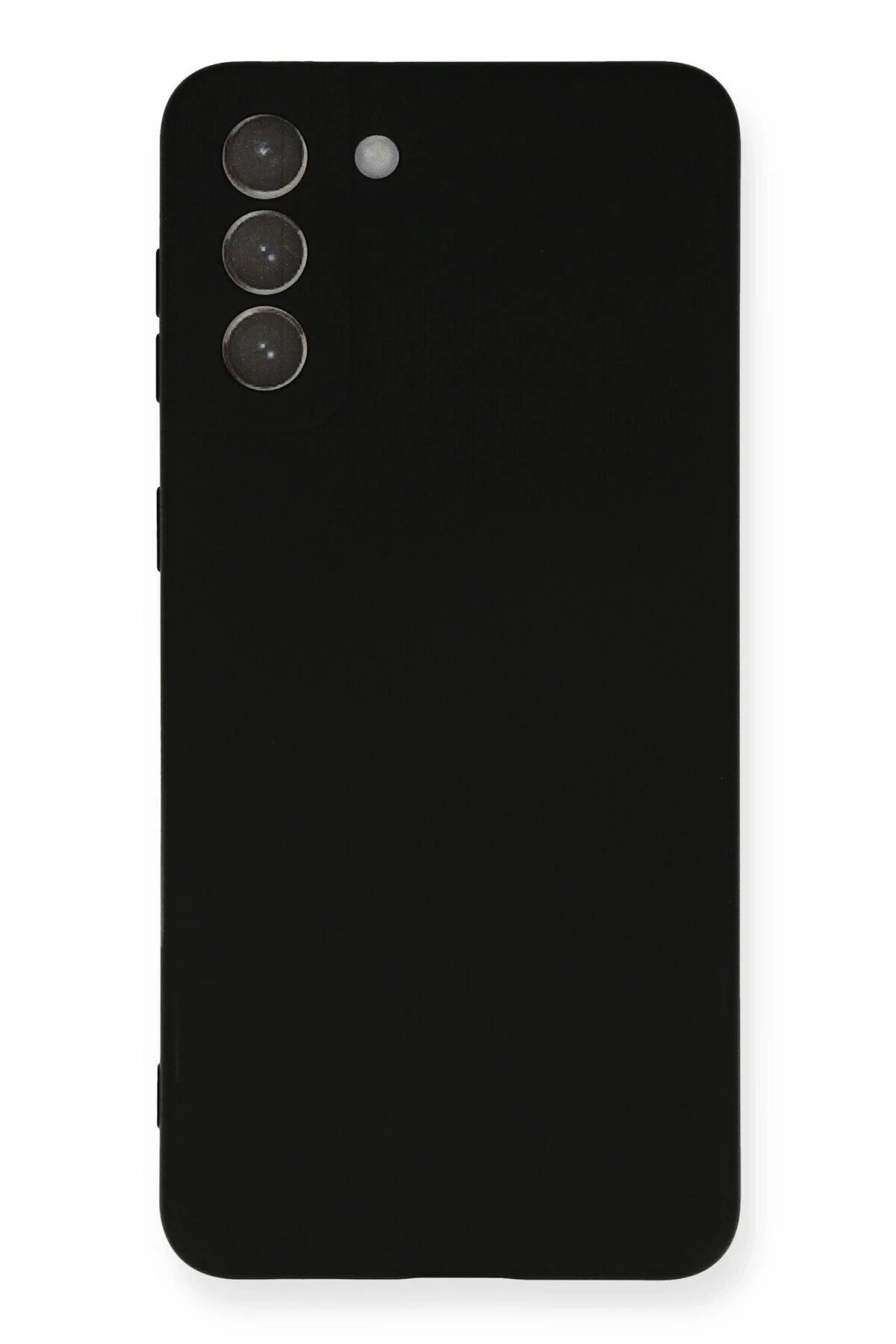 Newface Samsung Galaxy S21 Plus Kılıf Nano içi Kadife Silikon - Siyah