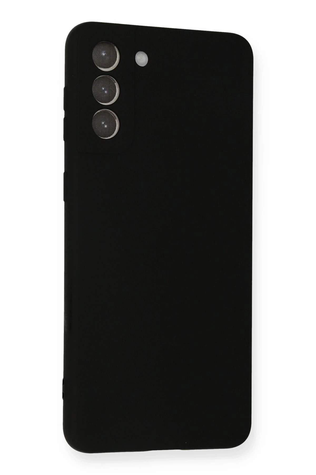 Newface Samsung Galaxy S21 Plus Kılıf Nano içi Kadife Silikon - Siyah