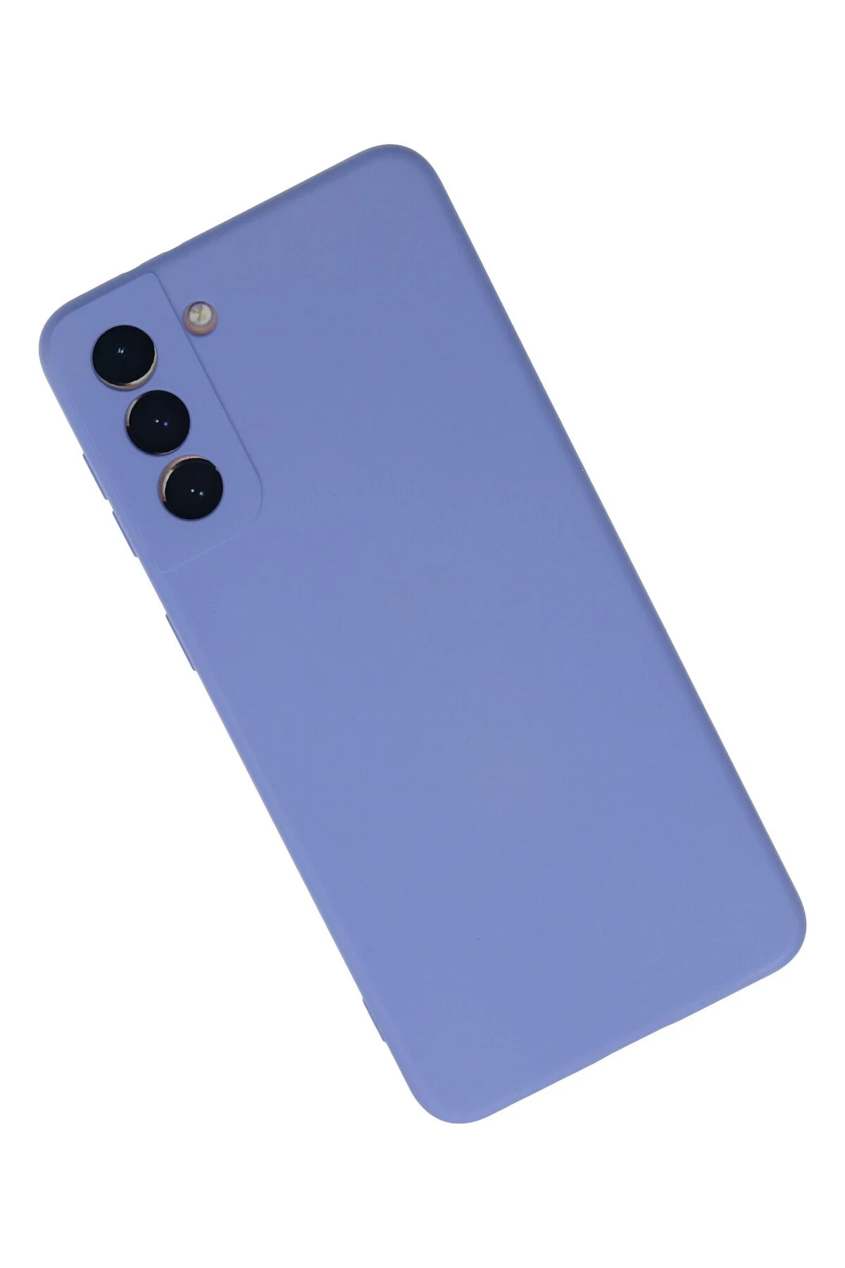 Newface Samsung Galaxy S21 Plus Kılıf Nano içi Kadife Silikon - Lila