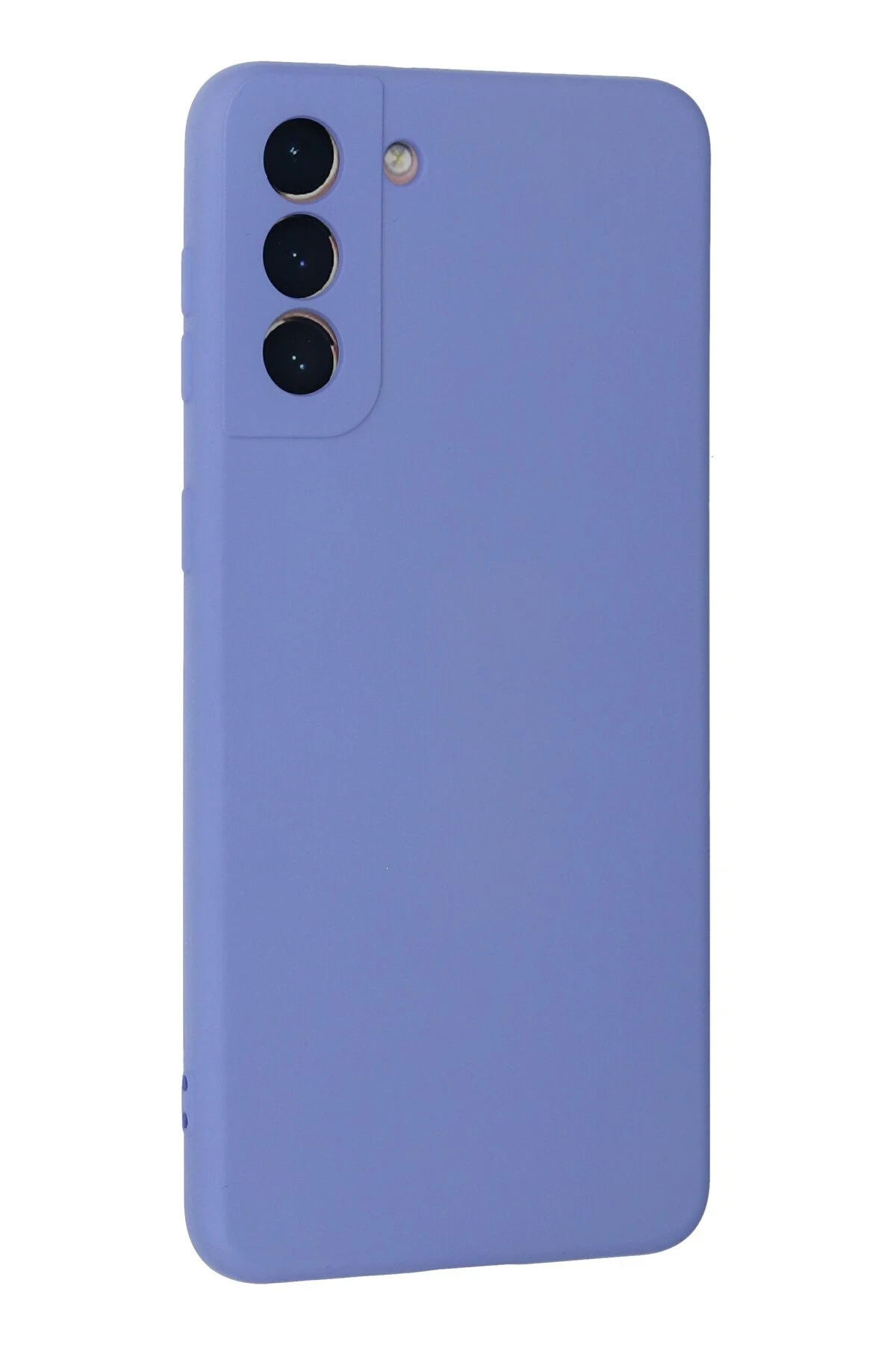 Newface Samsung Galaxy S21 Plus Kılıf Nano içi Kadife Silikon - Lila