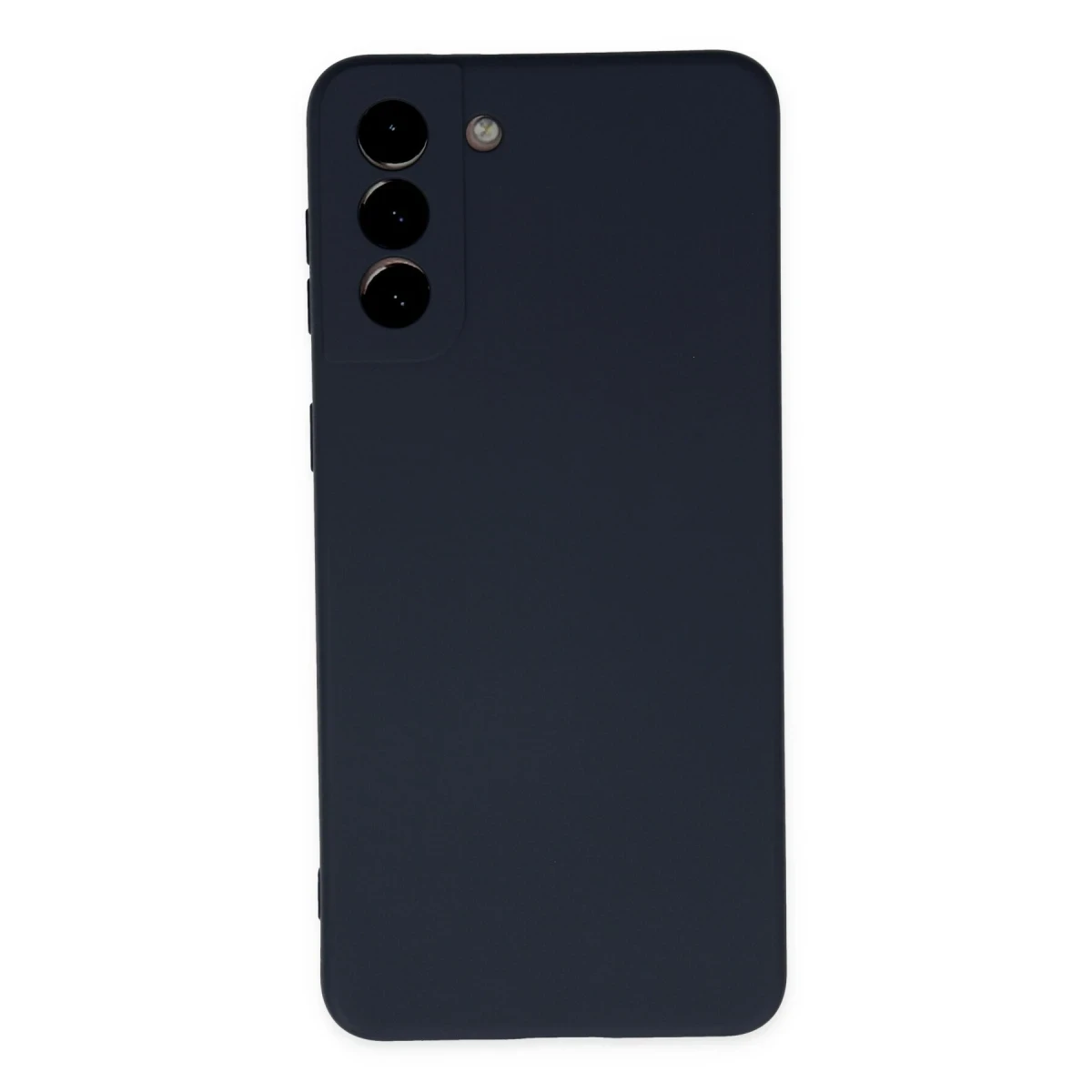Newface Samsung Galaxy S21 Plus Kılıf Nano içi Kadife Silikon - Lacivert