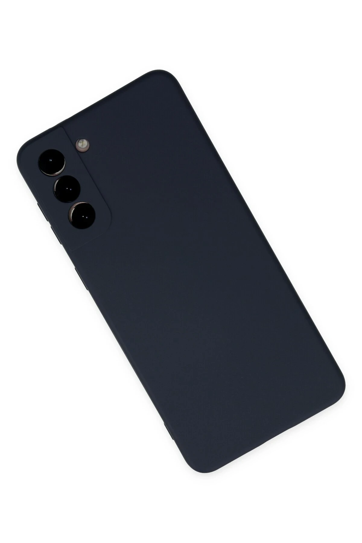Newface Samsung Galaxy S21 Plus Kılıf Nano içi Kadife Silikon - Lacivert