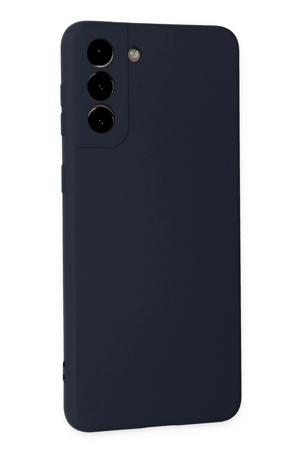 Newface Samsung Galaxy S21 Plus Kılıf Nano içi Kadife Silikon - Lacivert