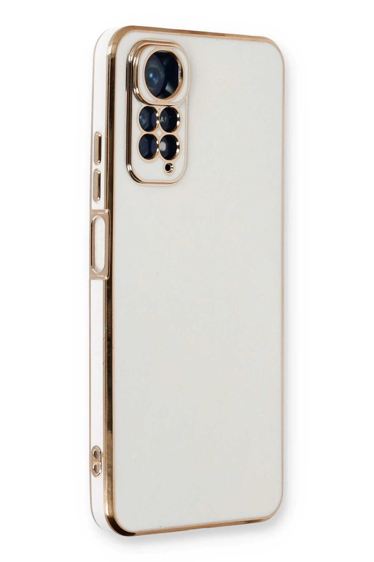 Newface Xiaomi Redmi Note 11 Kılıf Volet Silikon - Beyaz