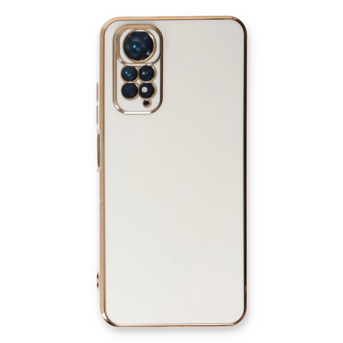 Newface Xiaomi Redmi Note 11 Kılıf Volet Silikon - Beyaz