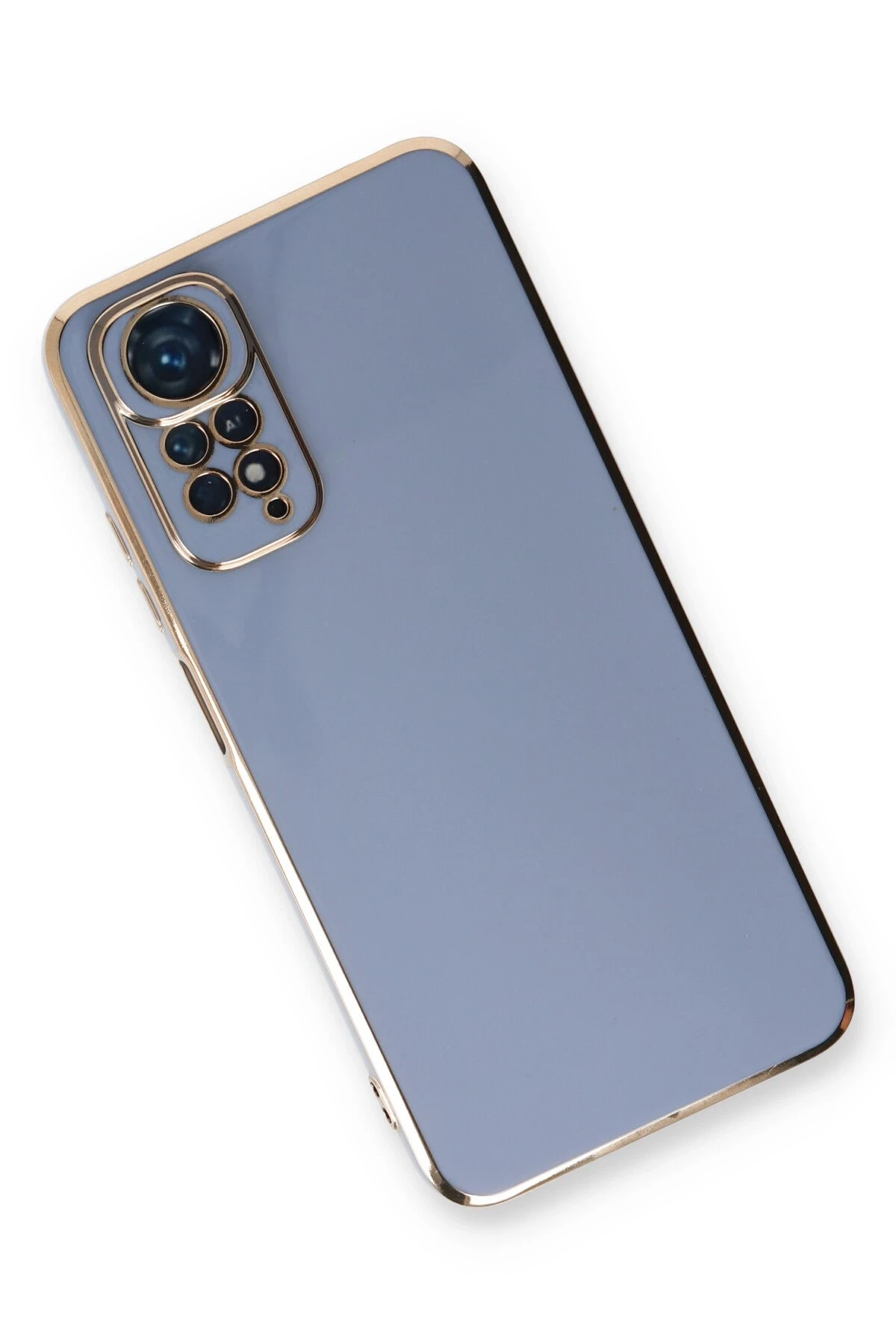 Newface Xiaomi Redmi Note 11 Kılıf Volet Silikon - Mavi