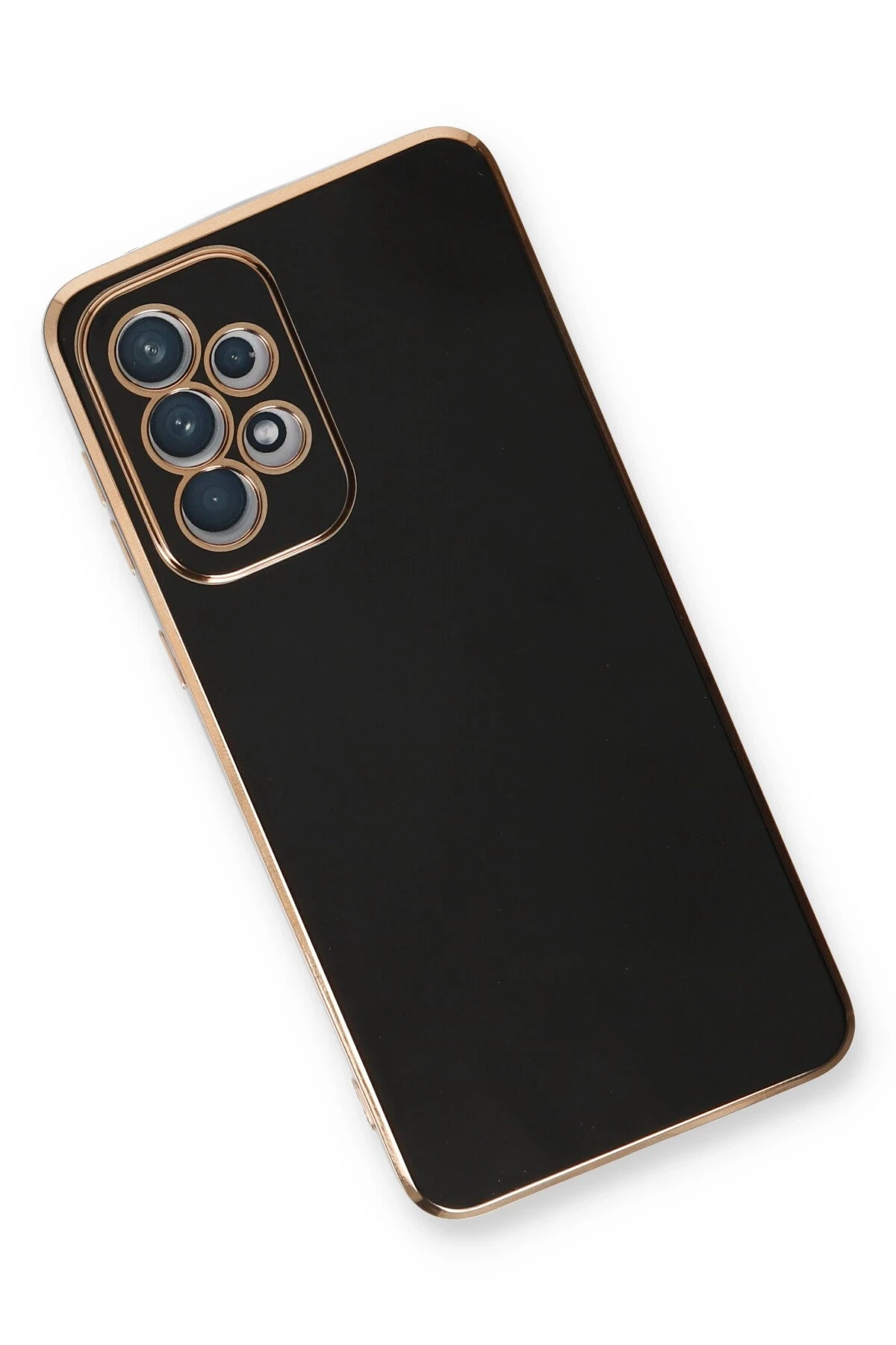 Newface Samsung Galaxy A33 5G Kılıf Volet Silikon - Siyah