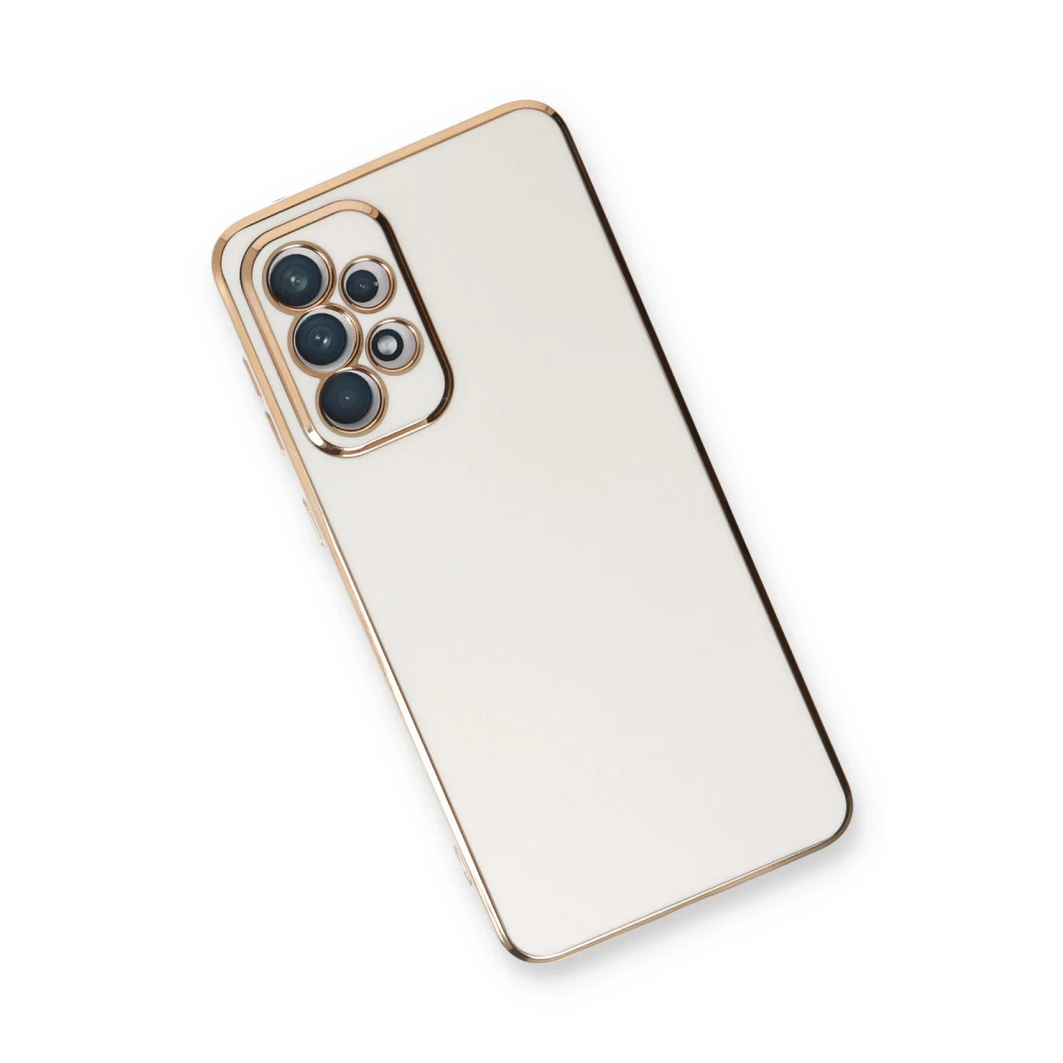 Newface Samsung Galaxy A33 5G Kılıf Volet Silikon - Beyaz