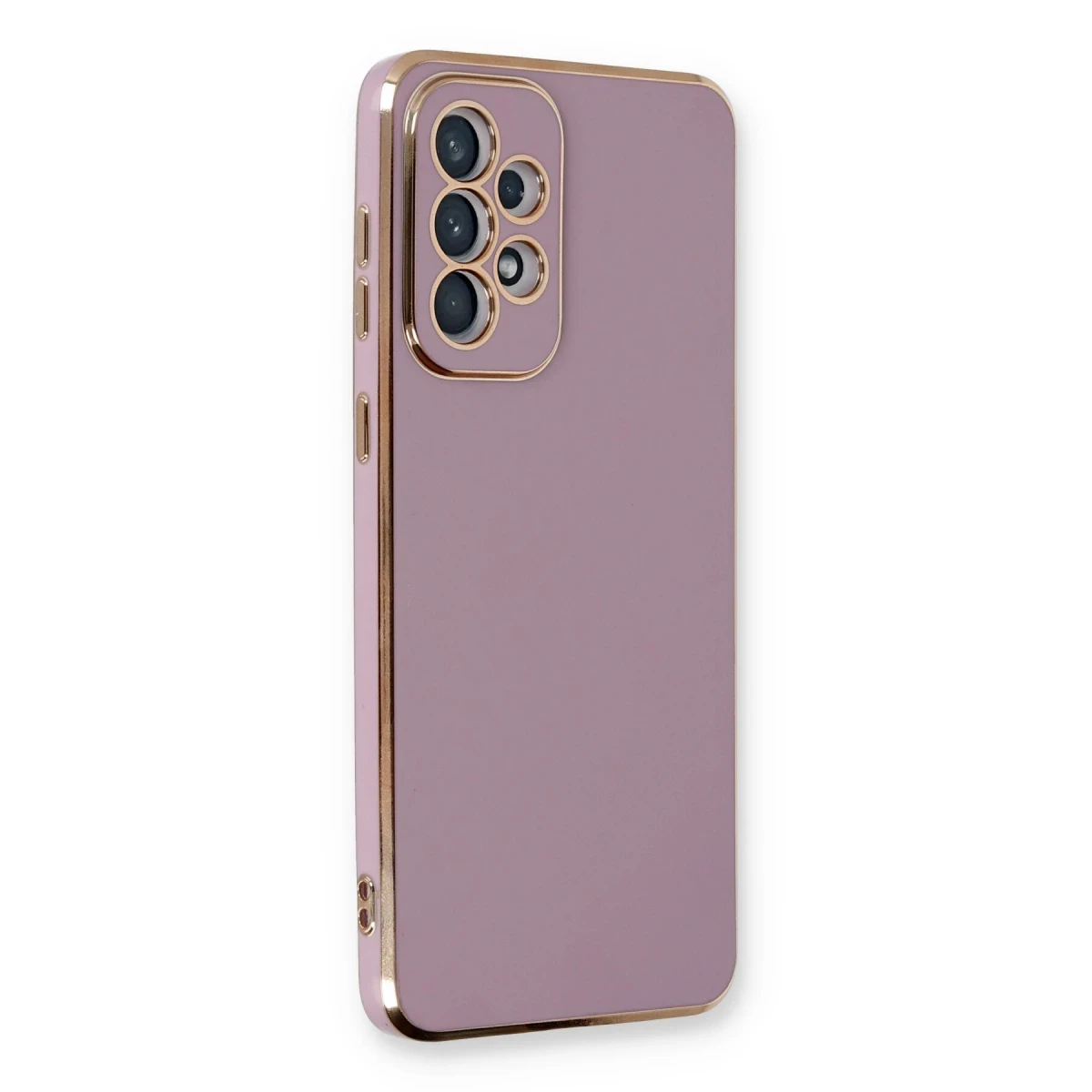 Newface Samsung Galaxy A33 5G Kılıf Volet Silikon - Mor