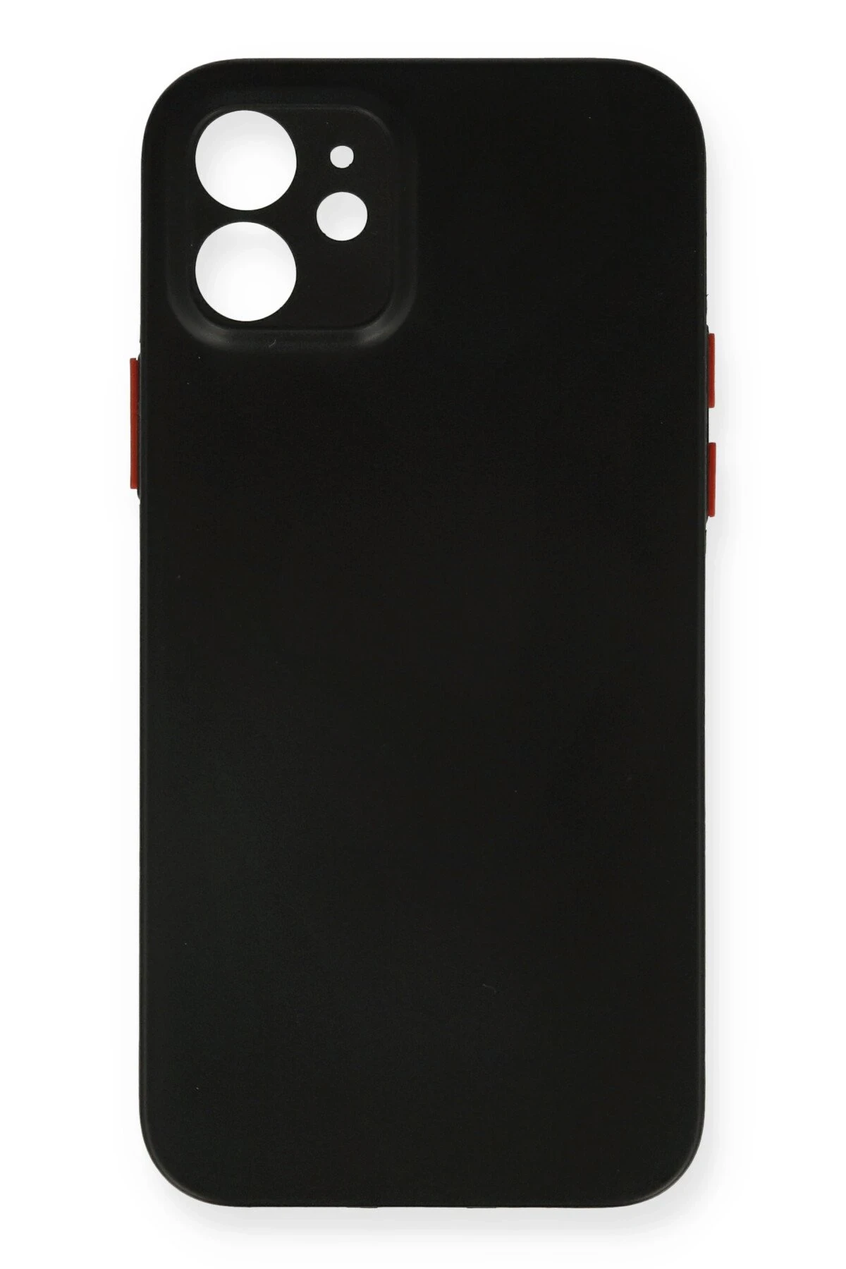 Newface iPhone 12 Kılıf PP Ultra İnce Kapak - Siyah