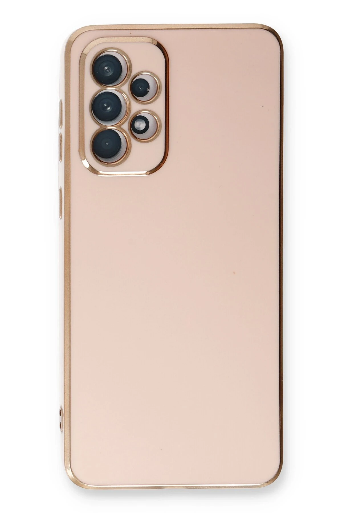 Newface Samsung Galaxy A53 5G Kılıf Volet Silikon - Pembe