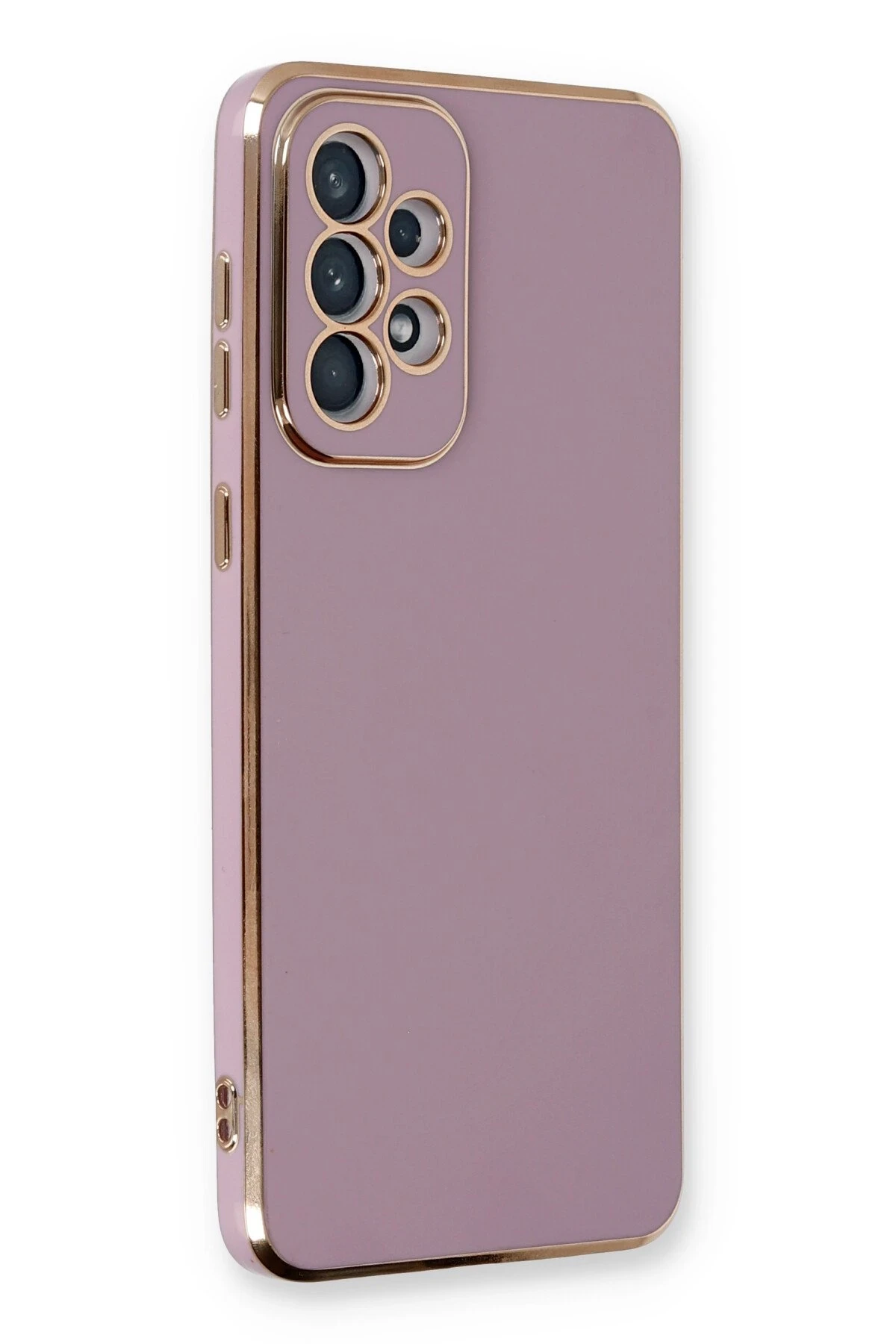 Newface Samsung Galaxy A53 5G Kılıf Volet Silikon - Mor