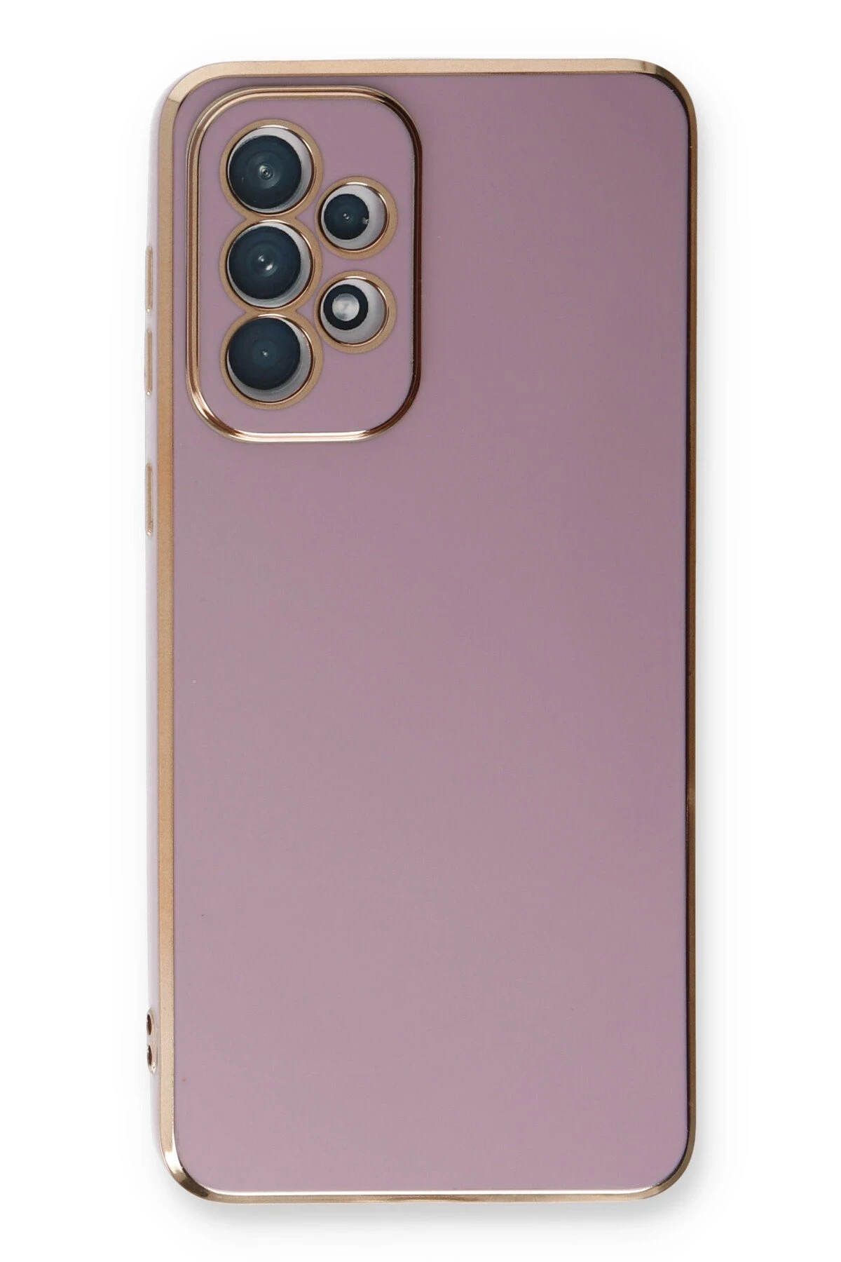 Newface Samsung Galaxy A53 5G Kılıf Volet Silikon - Mor