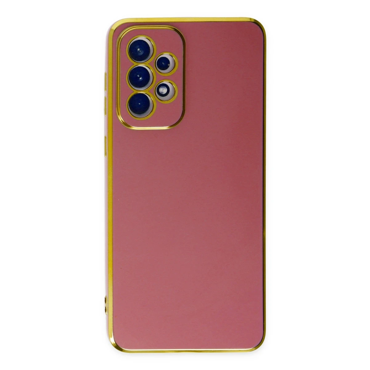 Newface Samsung Galaxy A53 5G Kılıf Volet Silikon - Kırmızı