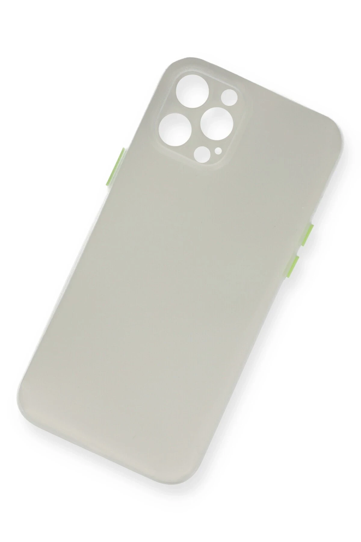 Newface iPhone 12 Pro Kılıf PP Ultra İnce Kapak - Beyaz