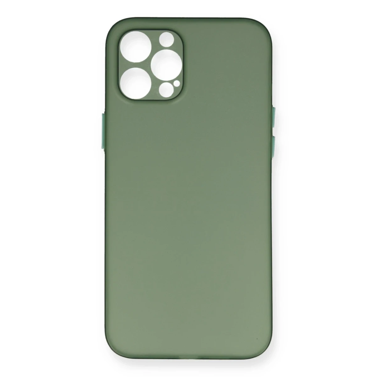 Newface Apple iPhone 12 Pro Kılıf PP Ultra İnce Kapak - Yeşil