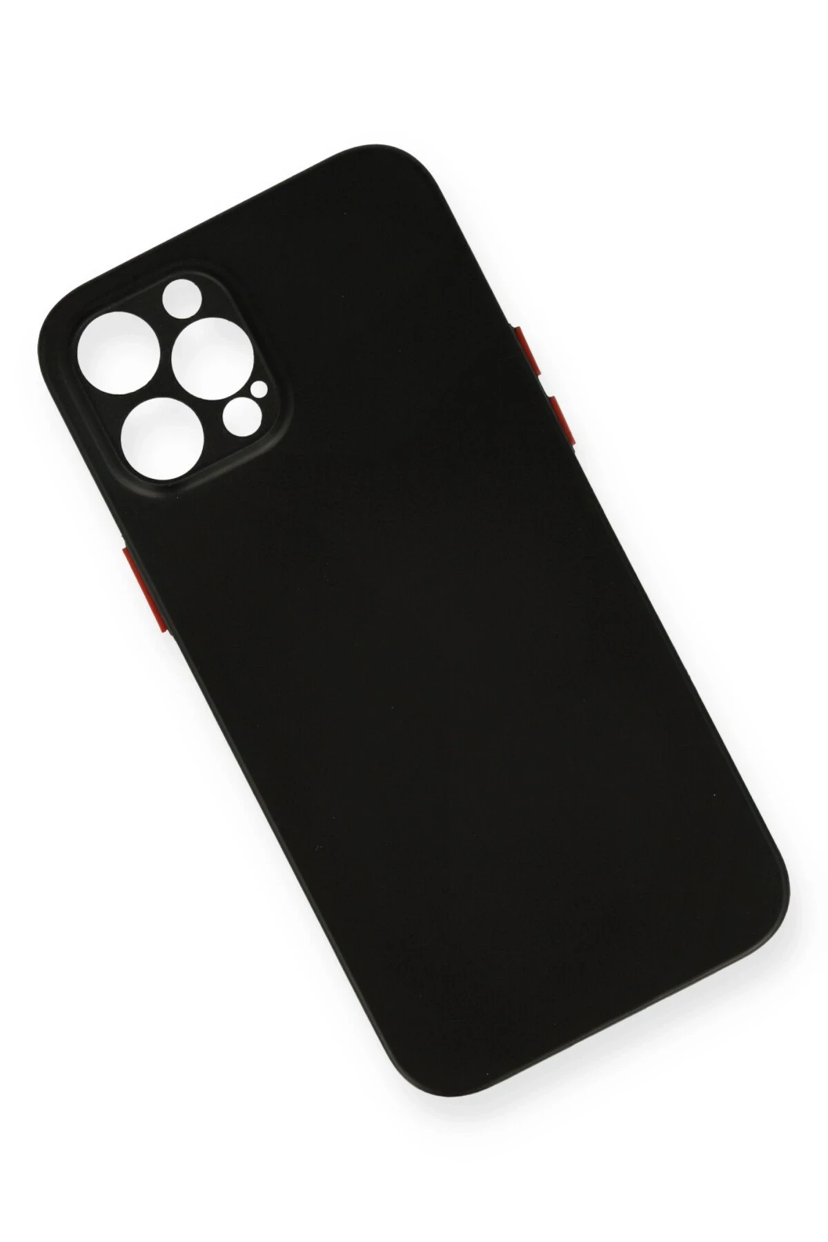 Newface iPhone 12 Pro Max Kılıf PP Ultra İnce Kapak - Siyah