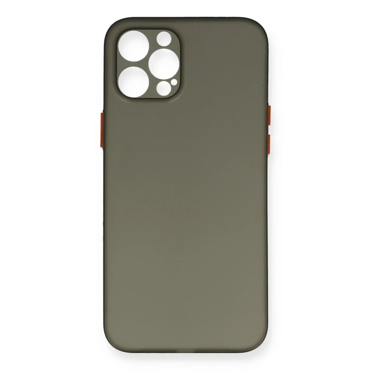 Newface Apple iPhone 12 Pro Max Kılıf PP Ultra İnce Kapak - Gri