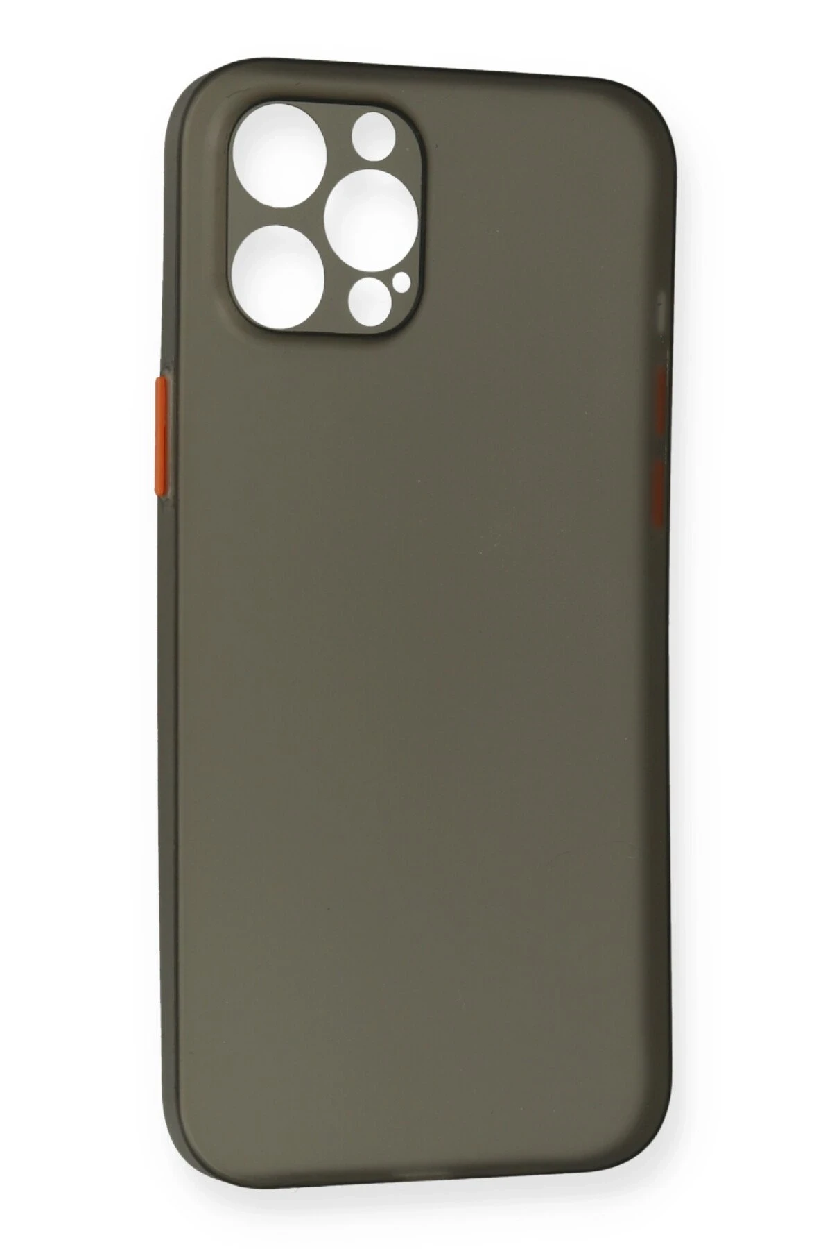 Newface iPhone 12 Pro Max Kılıf PP Ultra İnce Kapak - Gri