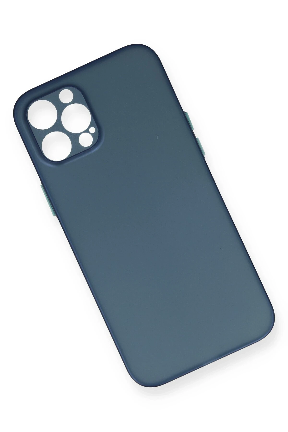 Newface iPhone 12 Pro Max Kılıf PP Ultra İnce Kapak - Mavi